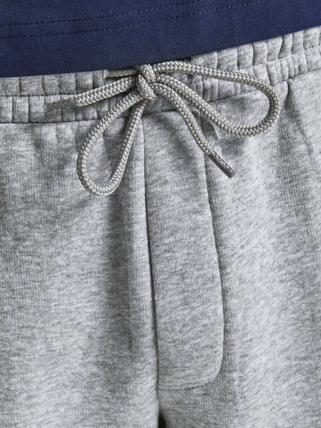 JACK & JONES Bradley Sweat Shorts loose fit, heren joggingbroek kort, lichtgrijs melange