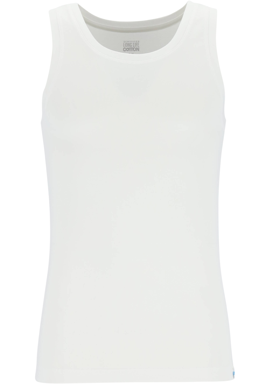 1-4007063890919-Schiesser-SCHIESSER_145138100_SI_wit_2fotos_HR SCHIESSER Long Life Cotton singlet (1-pack), wit