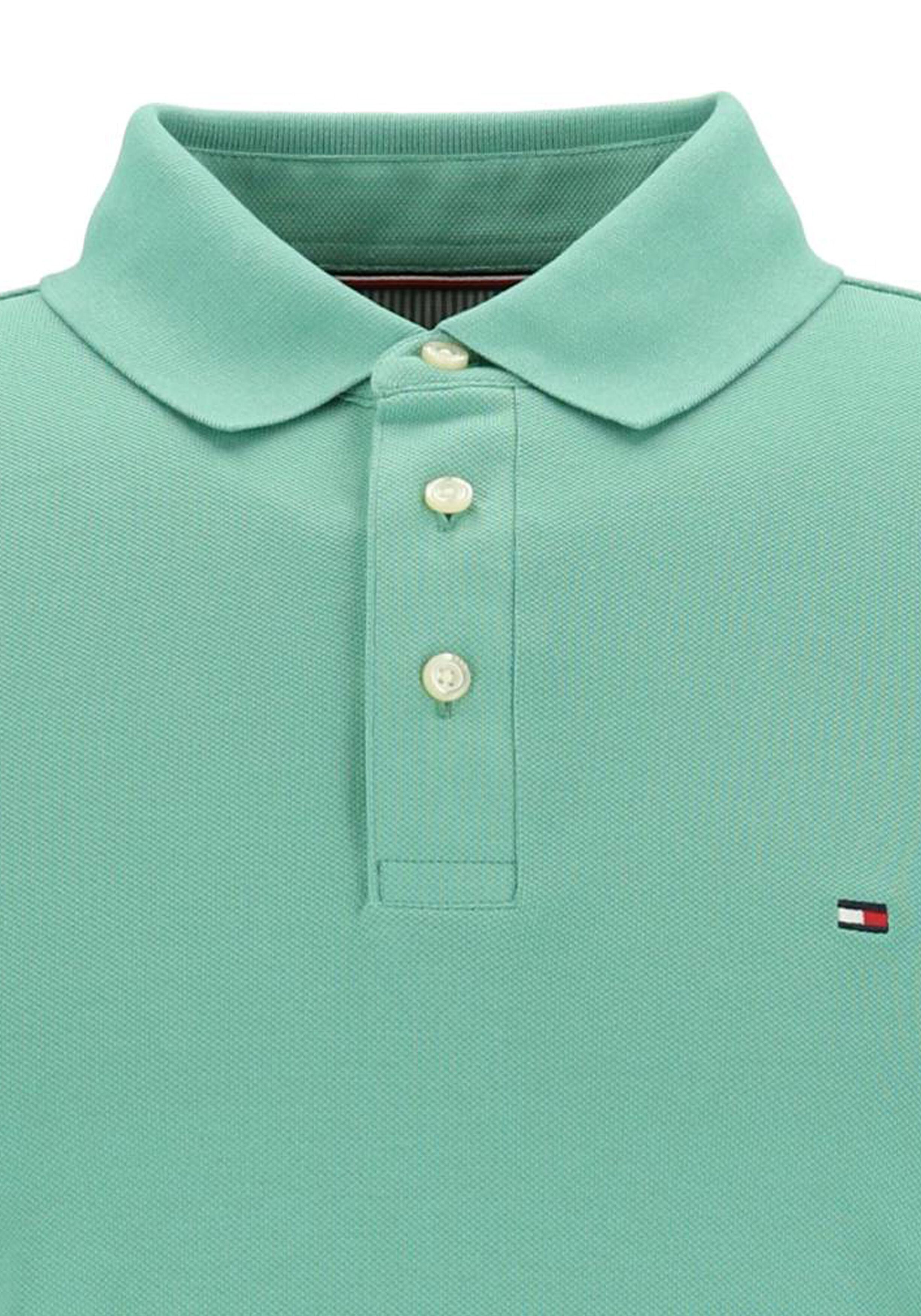 Tommy Hilfiger 1985 Slim Polo, heren poloshirt, groen