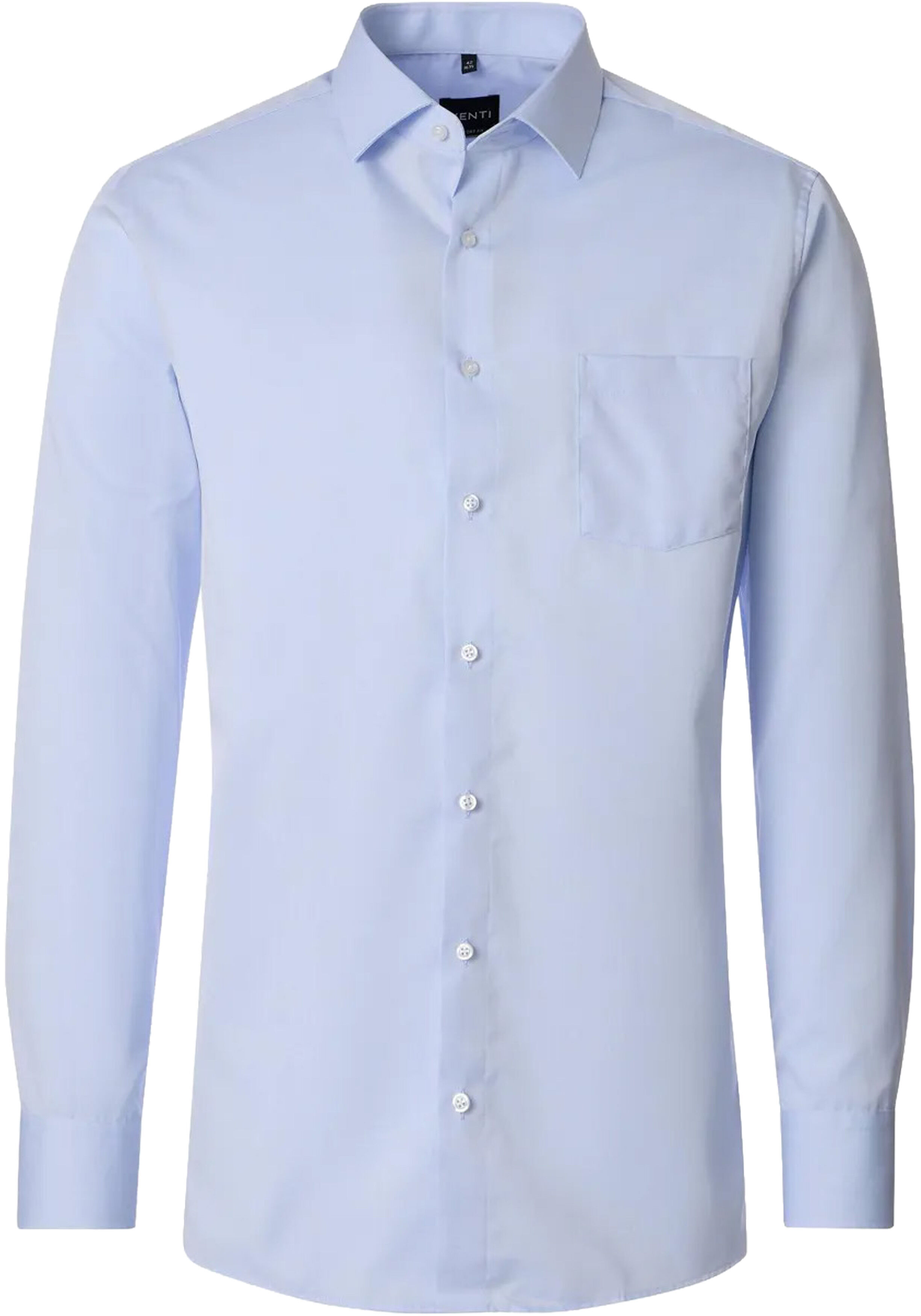 VENTI modern fit overhemd, twill, lichtblauw