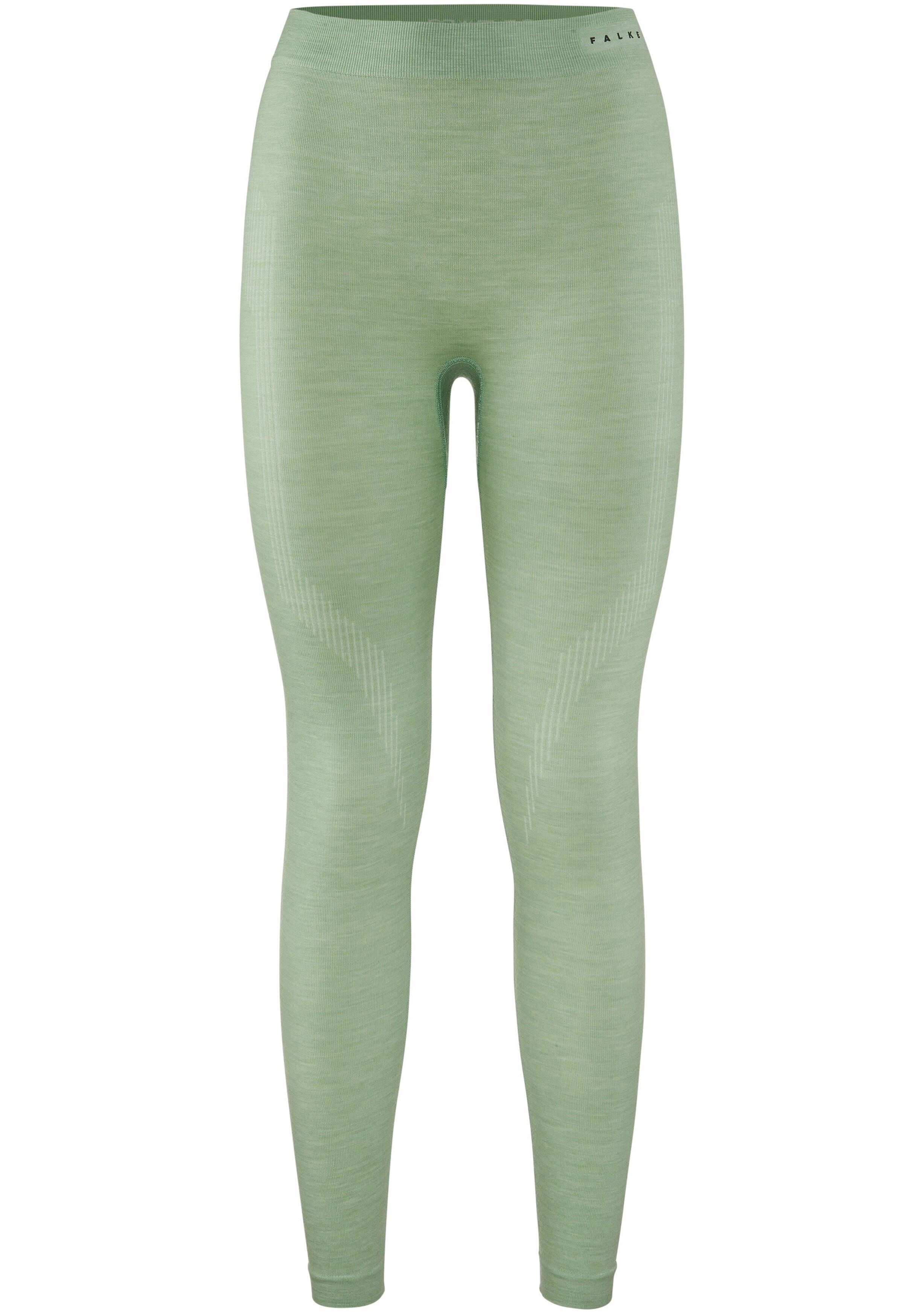FALKE dames tights Wool-Tech, thermobroek, groen (quiet green)