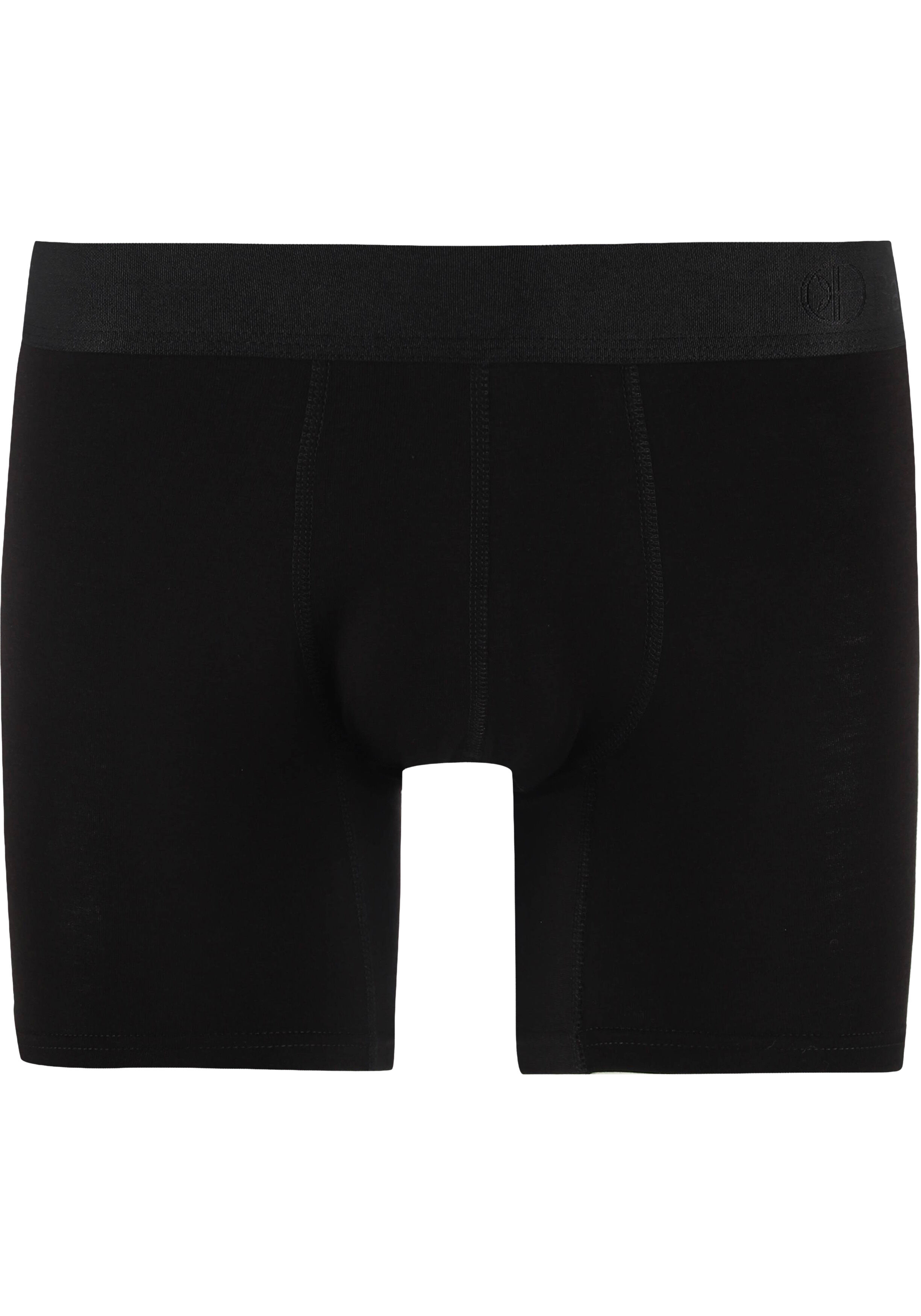 Bamboo Basics Jack boxershorts (3-pack), heren boxershort, zwart, donker teal, malachietgroen