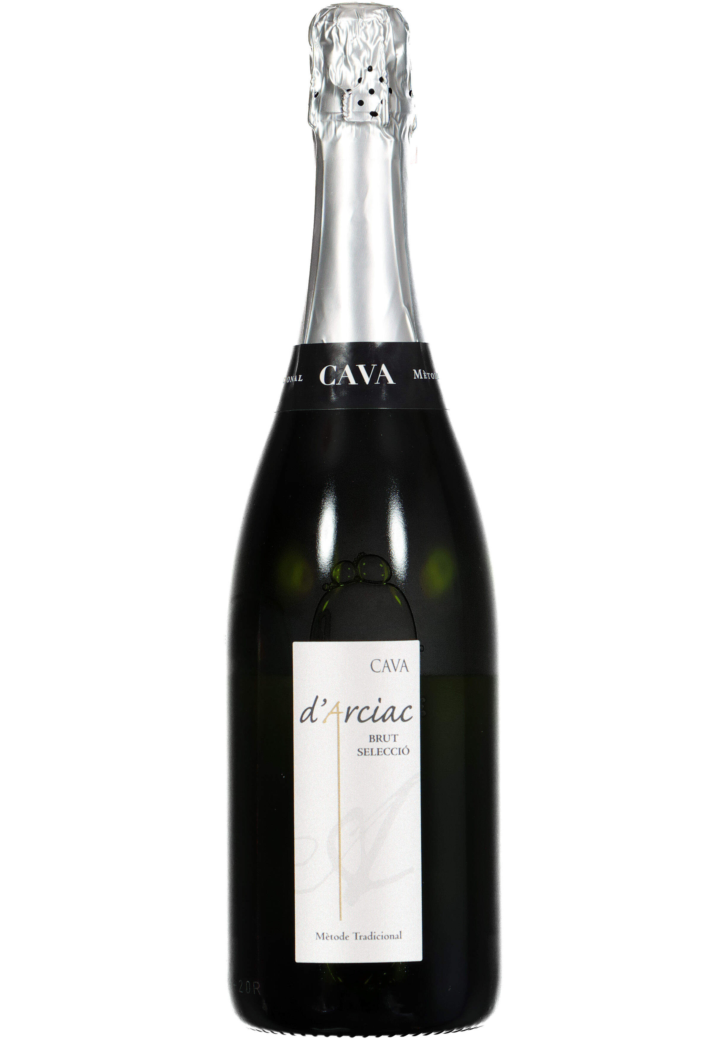 Heren cadeaubox Cava Bubbels met een zwart strikje 