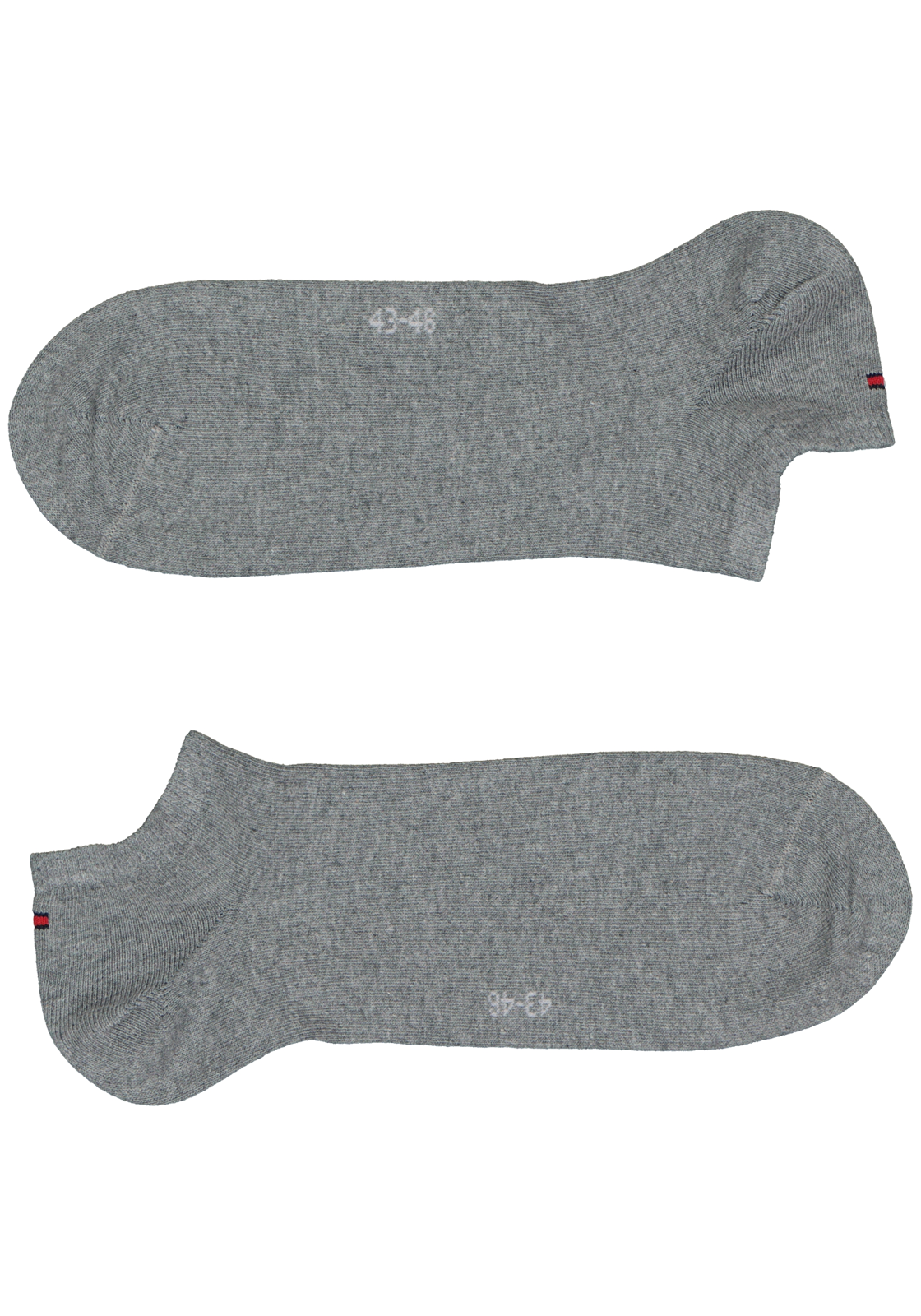 2-8718824001074_tommy_hilfiger_sokken__HR Tommy Hilfiger Sneaker Socks (2-pack), heren enkelsokken katoen, grijs melange