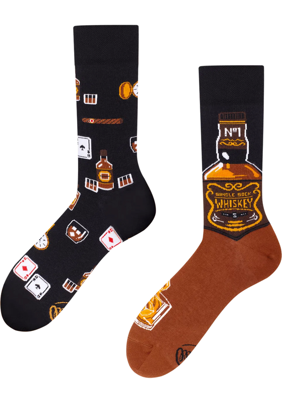 Many Mornings unisex sokken, Whisky Many Mornings unisex sokken, Whisky