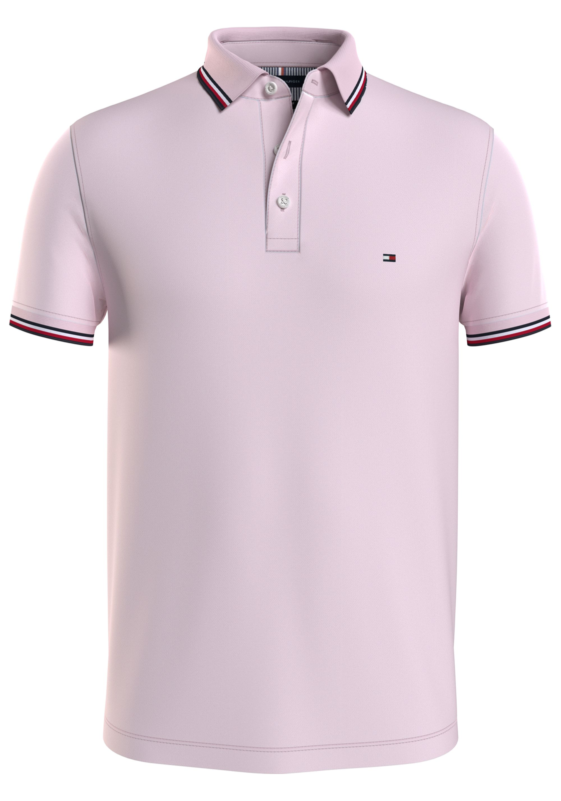 image_2_MW0MW30750TOG_F_C4101wid2000amphei2000ampop_usm1710 Tommy Hilfiger 1985 Rwb Tipped Slim Polo, heren poloshirt, lichtroze