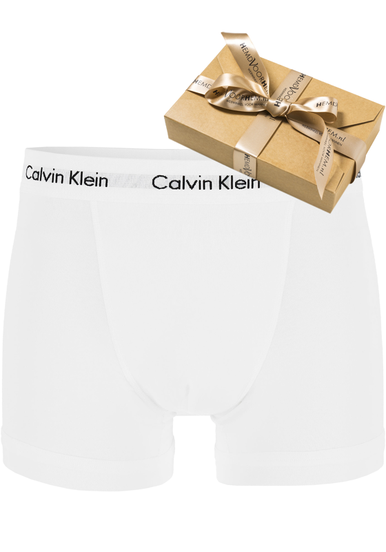 Cadeau voor hem, Calvin Klein boxer wit, in cadeauverpakking Cadeau voor hem, Calvin Klein boxer wit, in cadeauverpakking