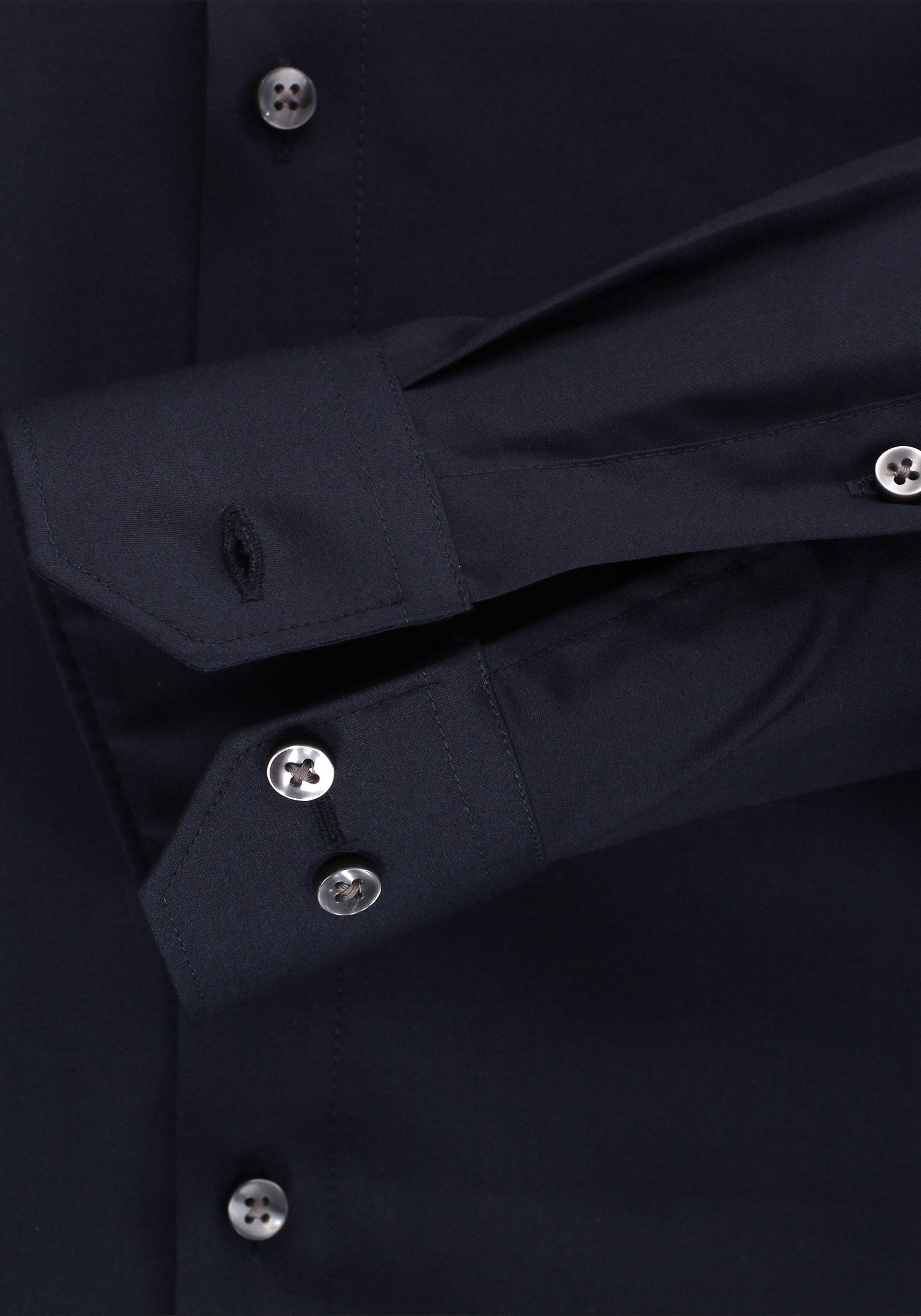 Redmond slim fit overhemd, nacht blauw