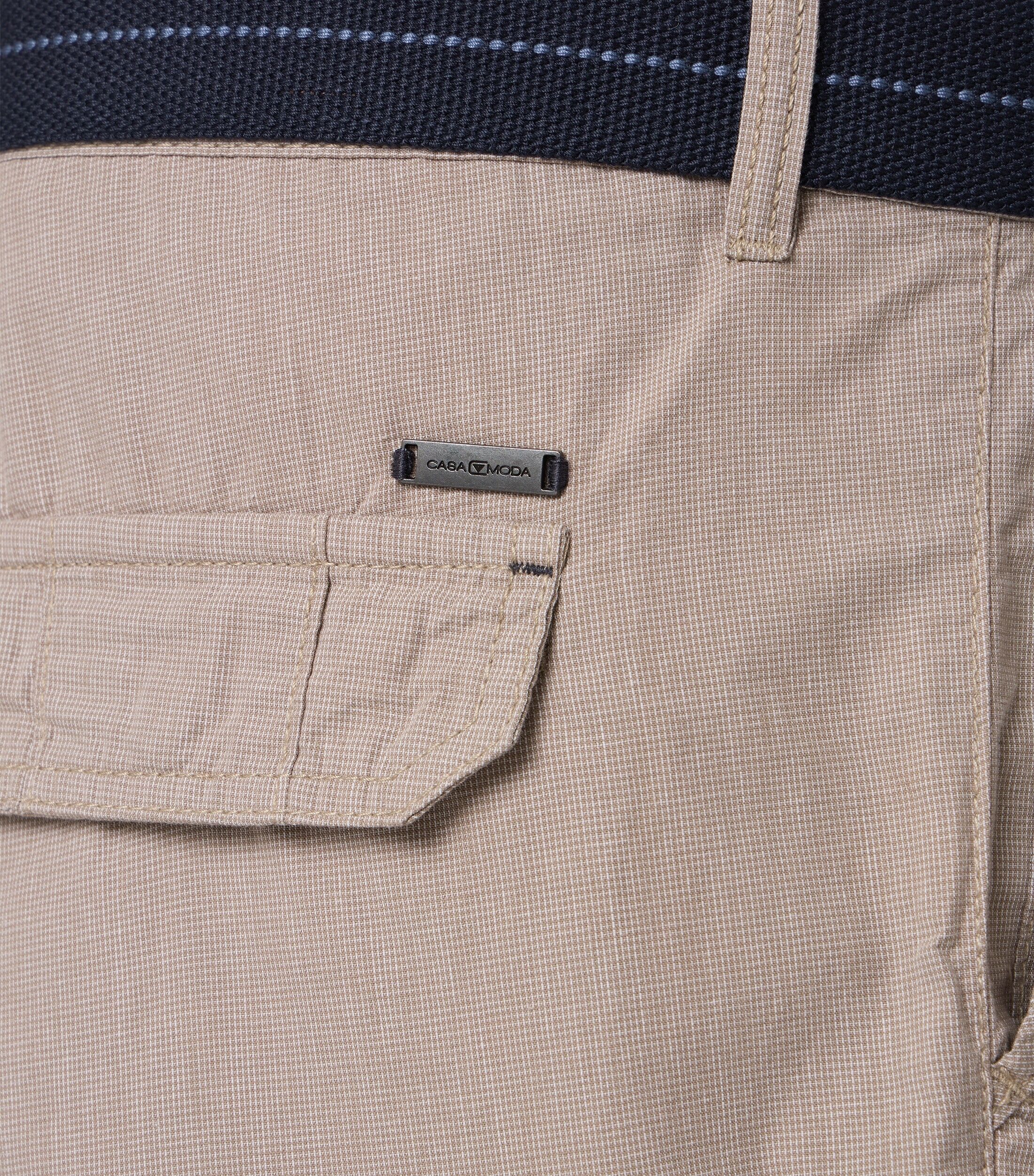 CASA MODA shorts BEN, heren cargo korte broek, beige