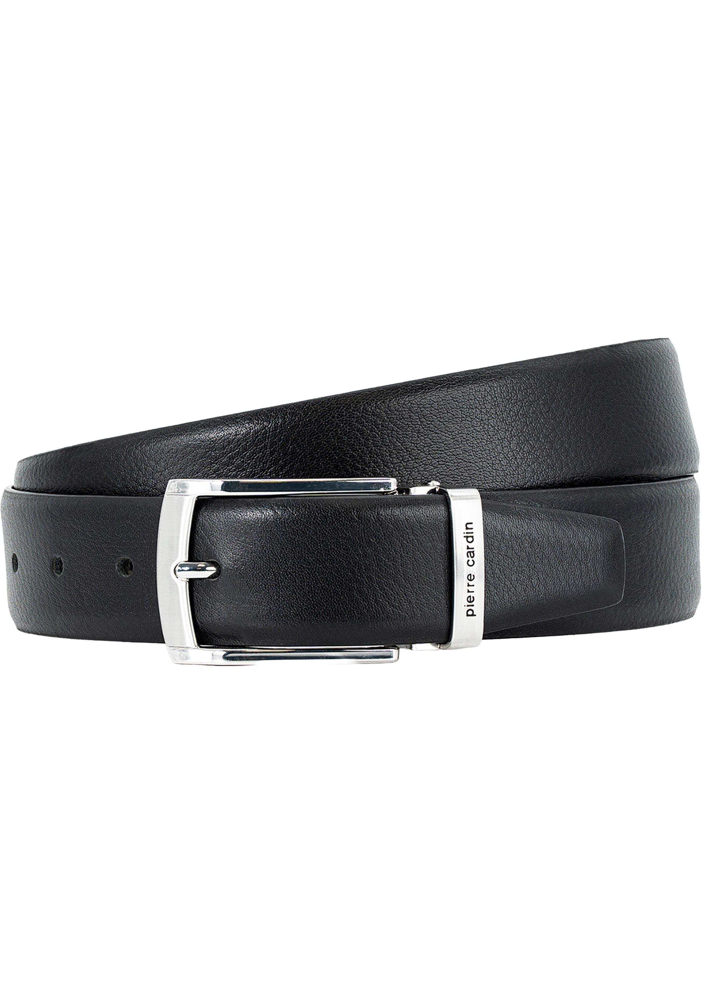 PIERRE CARDIN leren heren riem, zwart