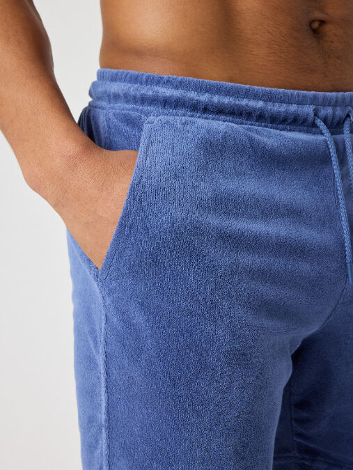 Bjorn Borg Toweling Pool Shorts, korte broek, blauw
