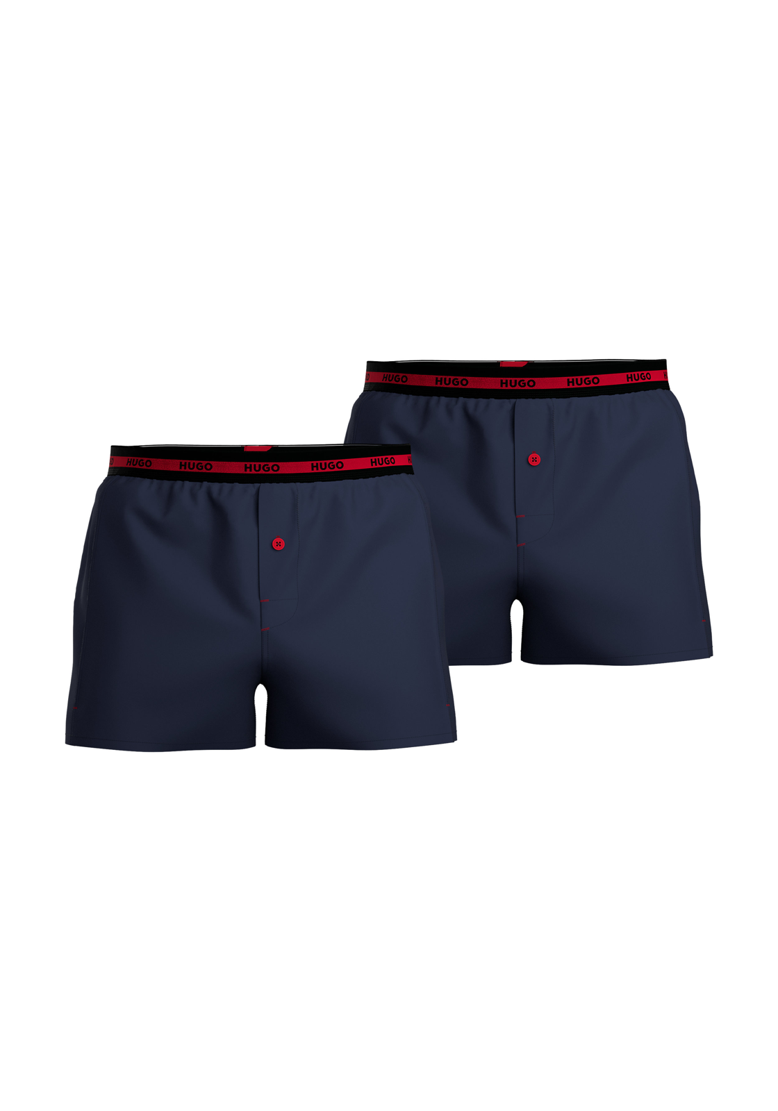 image_3_50497686_406_140f HUGO boxershorts woven (2-pack), heren boxers wijd model, donkerblauw