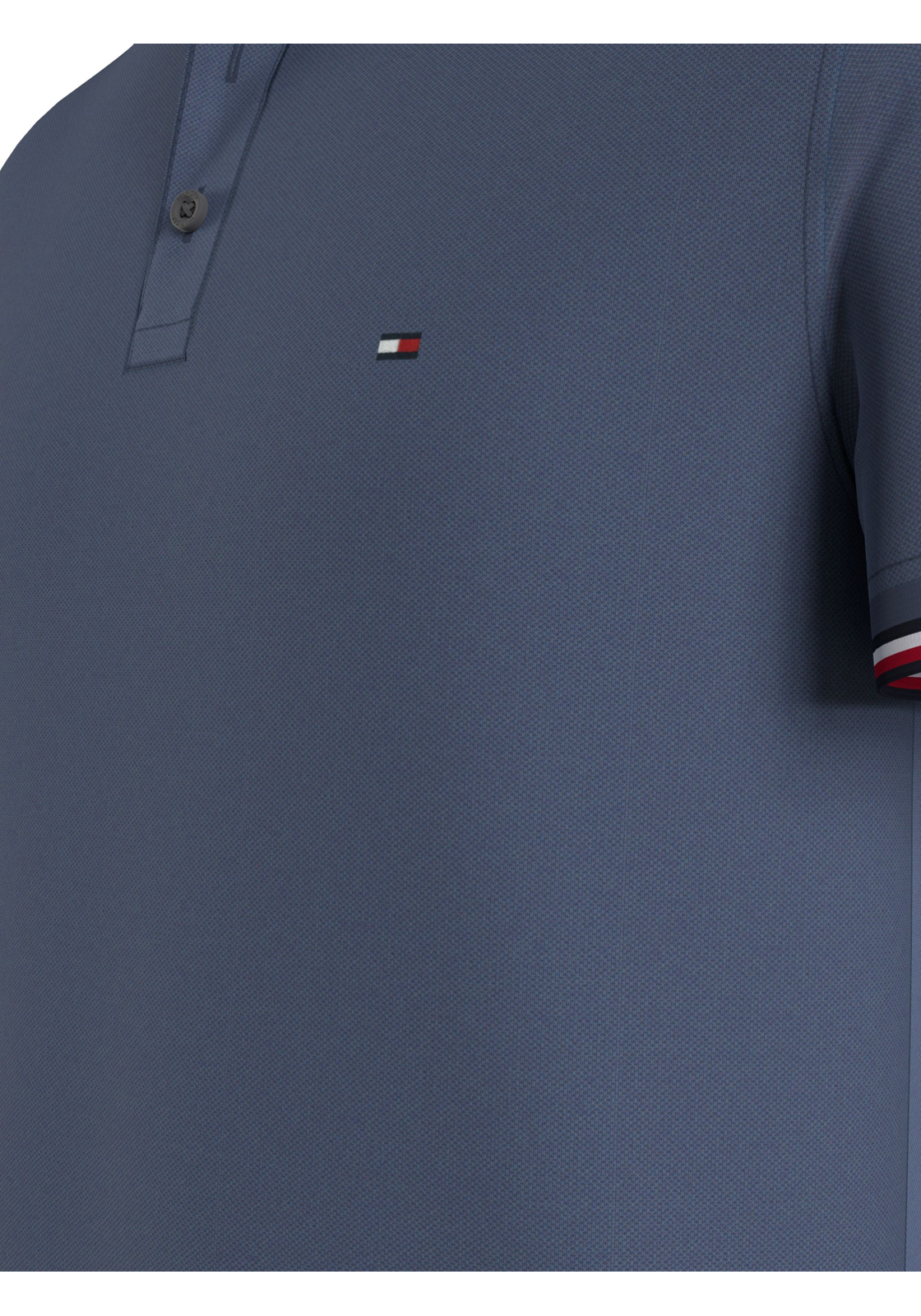 image_6_MW0MW30750C9T_D3_C4101wid2000amphei2000ampop_usm1710 Tommy Hilfiger 1985 Rwb Tipped Slim Polo, heren poloshirt, jeansblauw