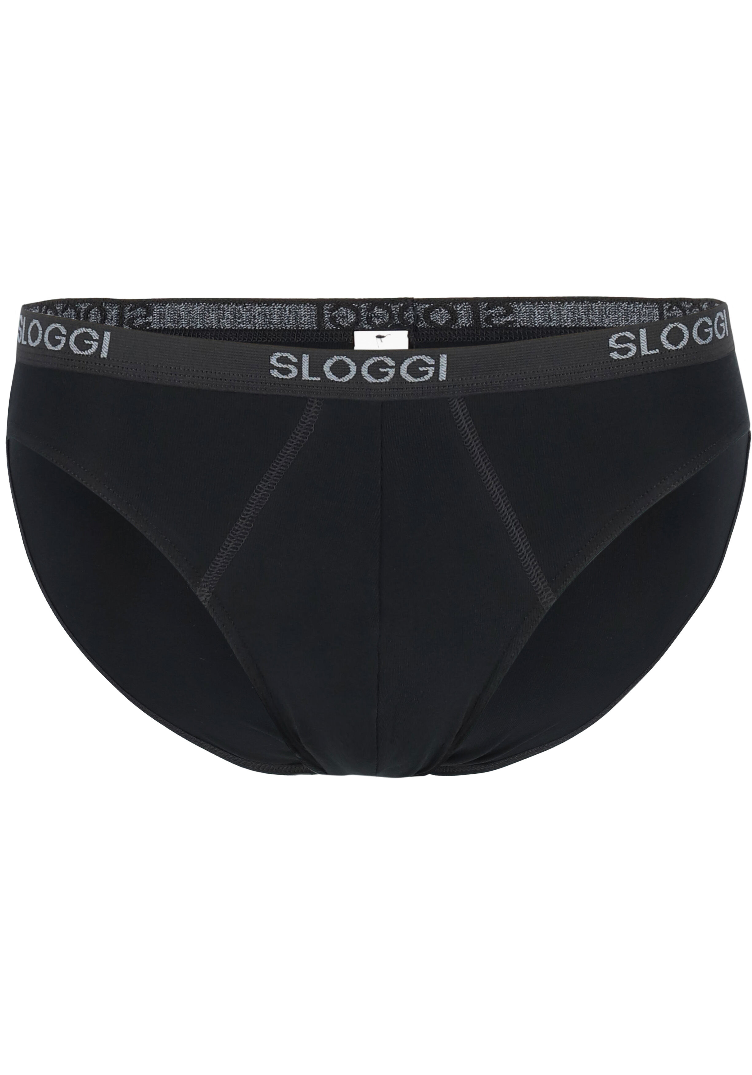 Sloggi Men Basic Mini, heren slips (2-pack), zwart