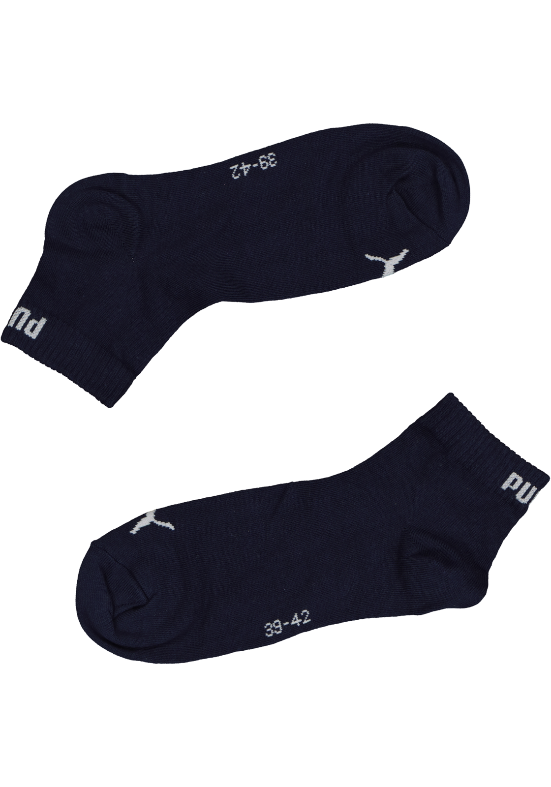 02-8718824423067-puma_sokken-3_pack_HR Puma Unisex Quarter Plain (3-pack), unisex hoge enkelsokken, navy blauw