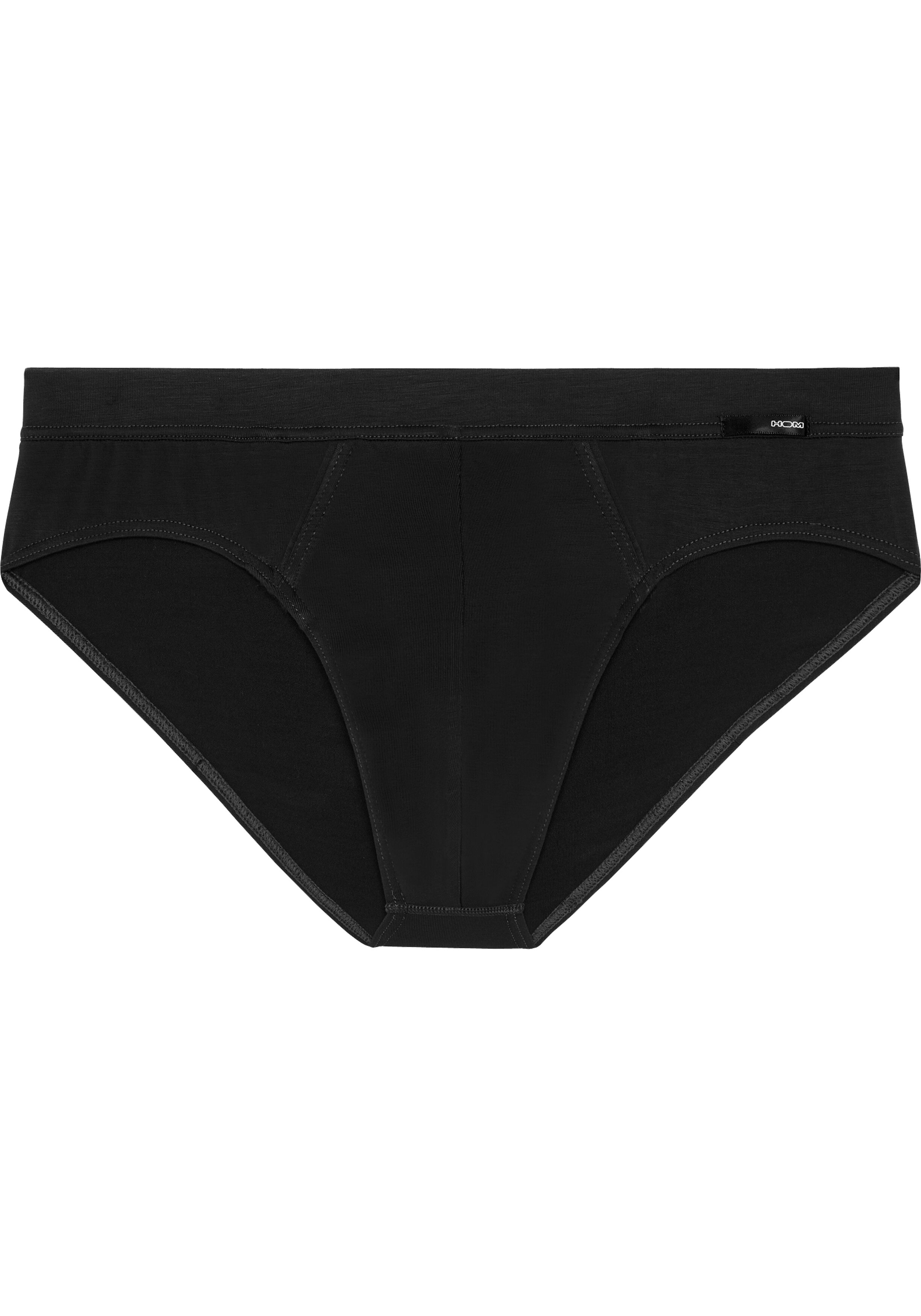 HOM Tencel soft comfort mini briefs (1-pack), heren slip, zwart