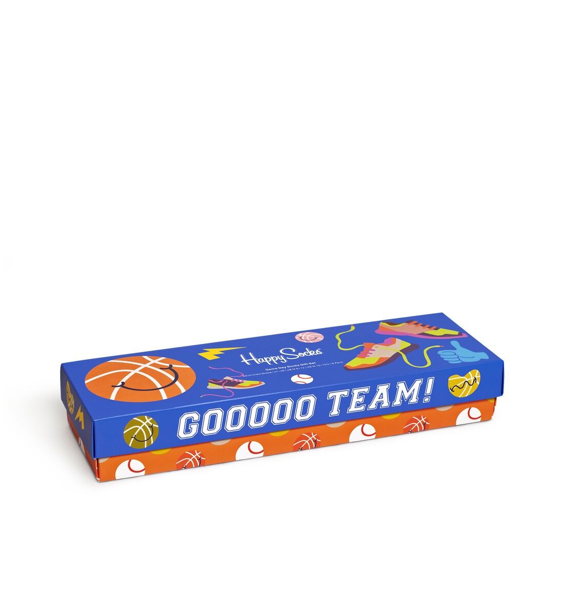 Happy Socks Game Day Socks Gift Set (5-pack), unisex sokken in cadeauverpakking