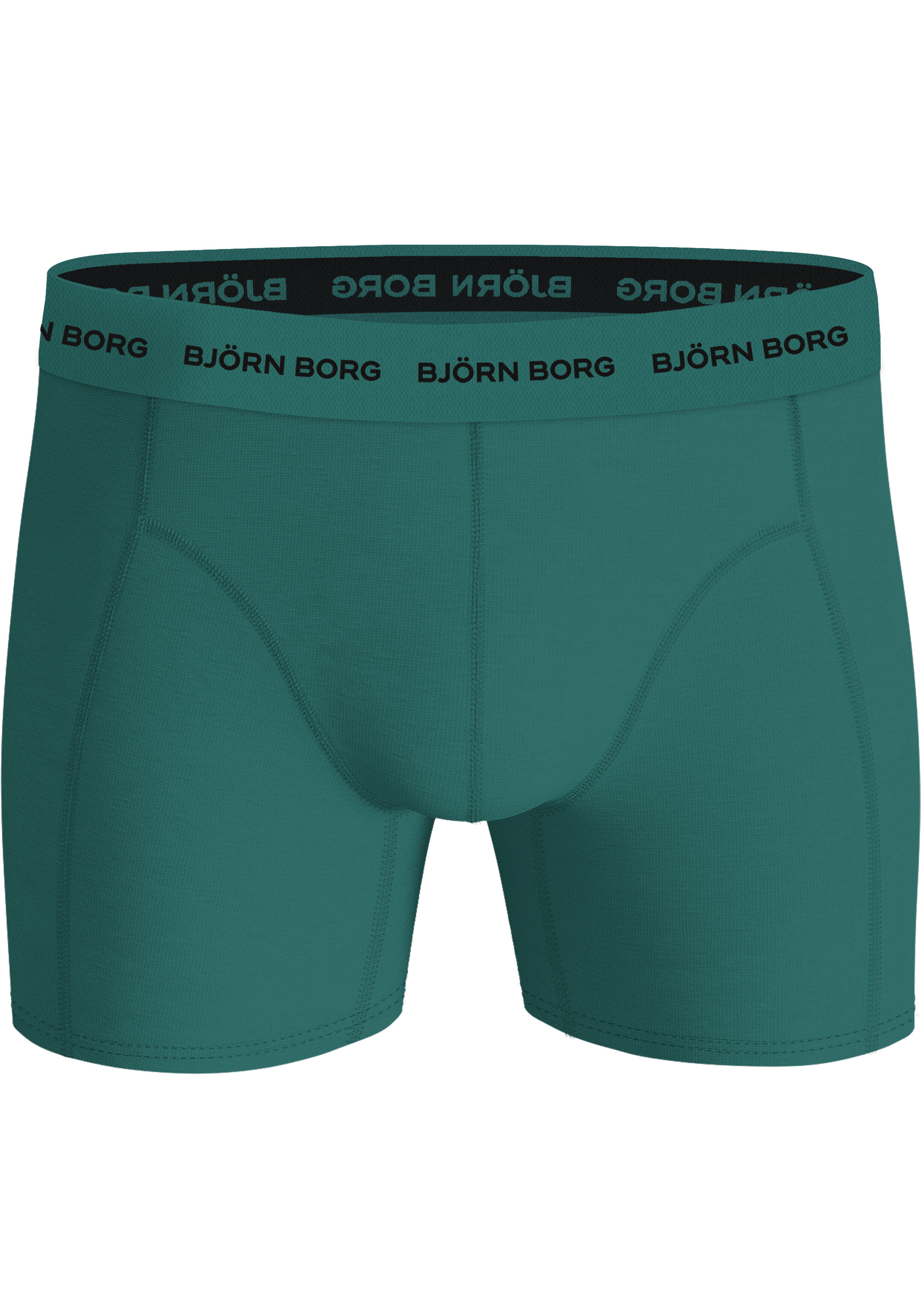 Bjorn Borg Cotton Stretch boxers, heren boxers normale lengte (3-pack), grijs, print, blauw