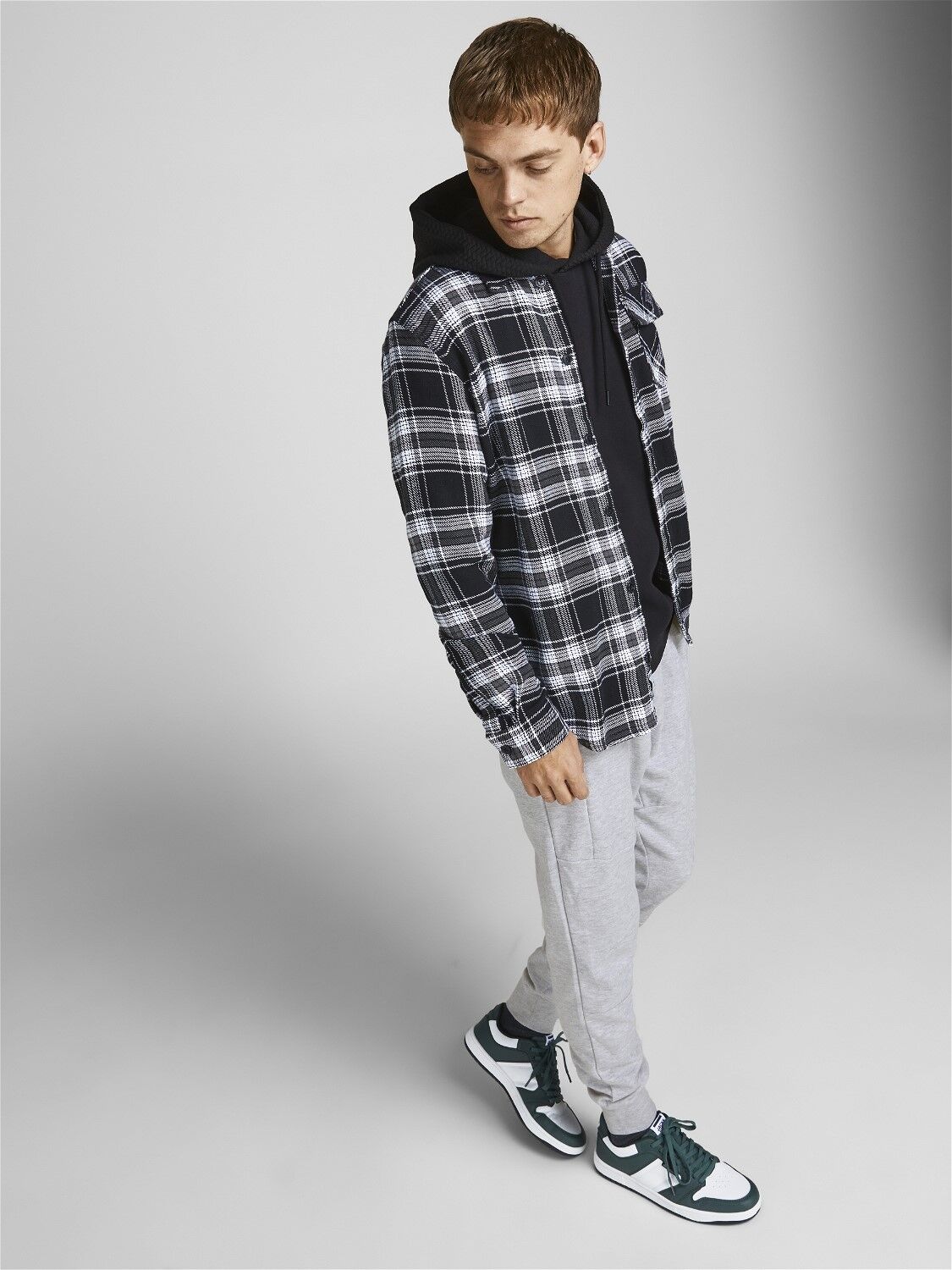 JACK & JONES Will Air Sweat Pants regular fit, heren joggingbroek, lichtgrijs melange