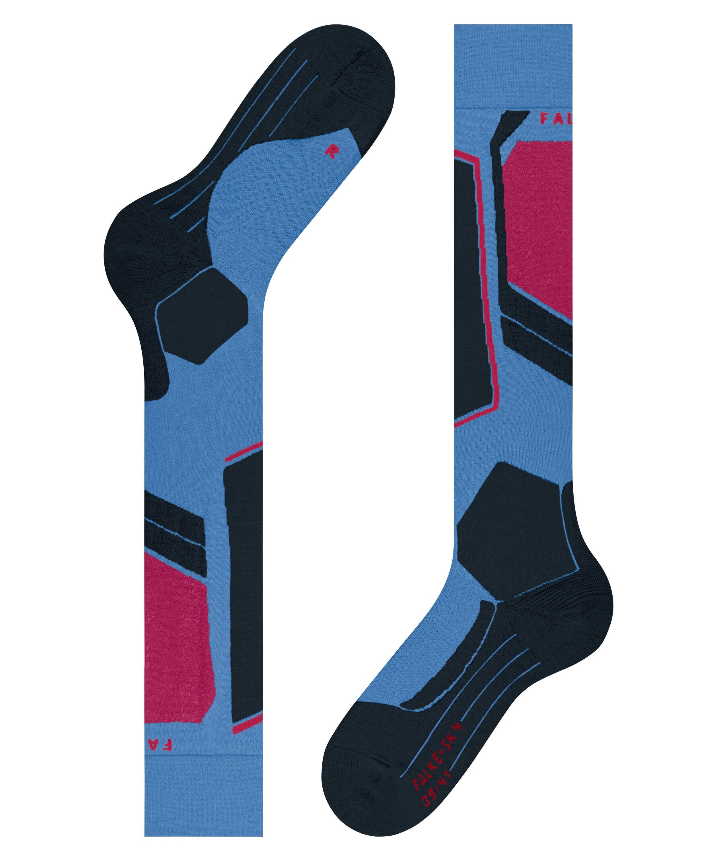 FALKE SK4 Advanced dames skiing kniekousen, blauw (morning sky)