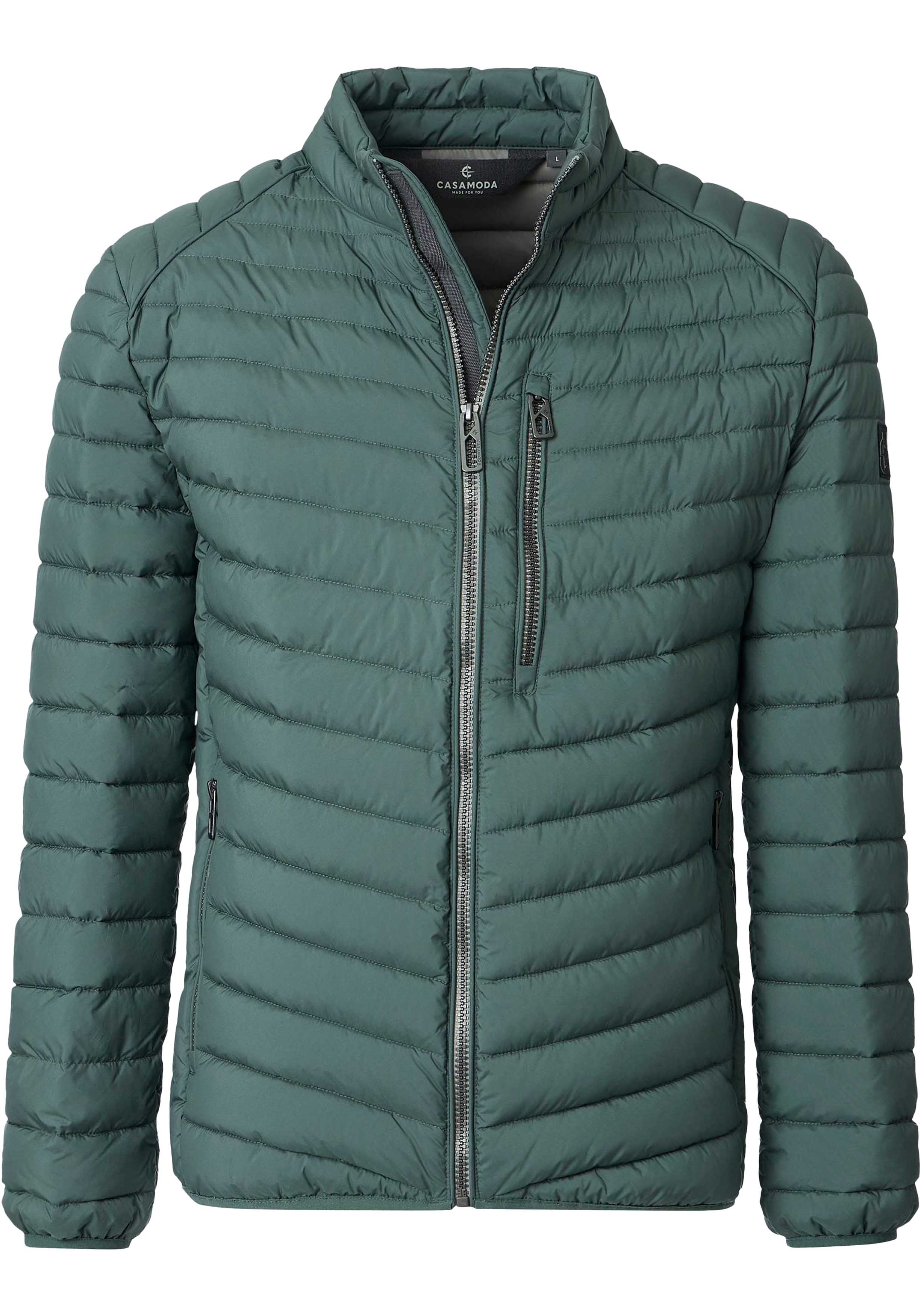 CASA MODA comfort fit tussenjas, groen