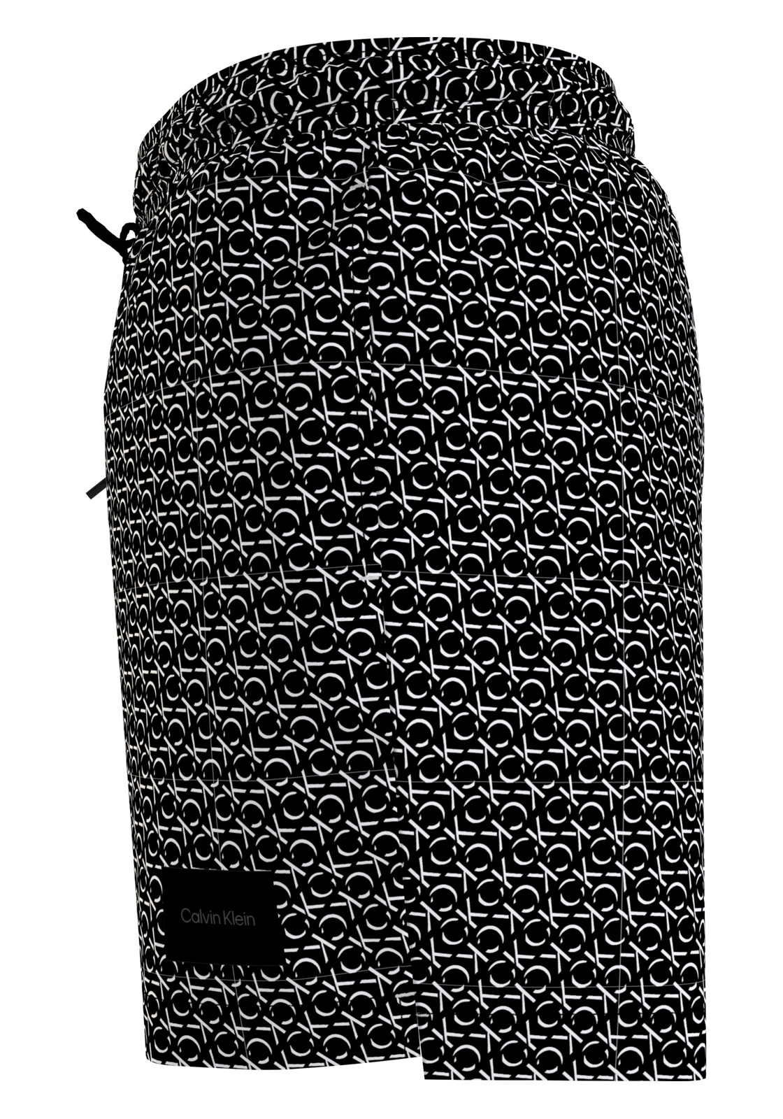 image_5_KM0KM009440GP_D2_C4177wid2000amphei2000ampop_usm1710 Calvin Klein Medium Drawstring swimshort, heren zwembroek, zwart-wit logo dessin