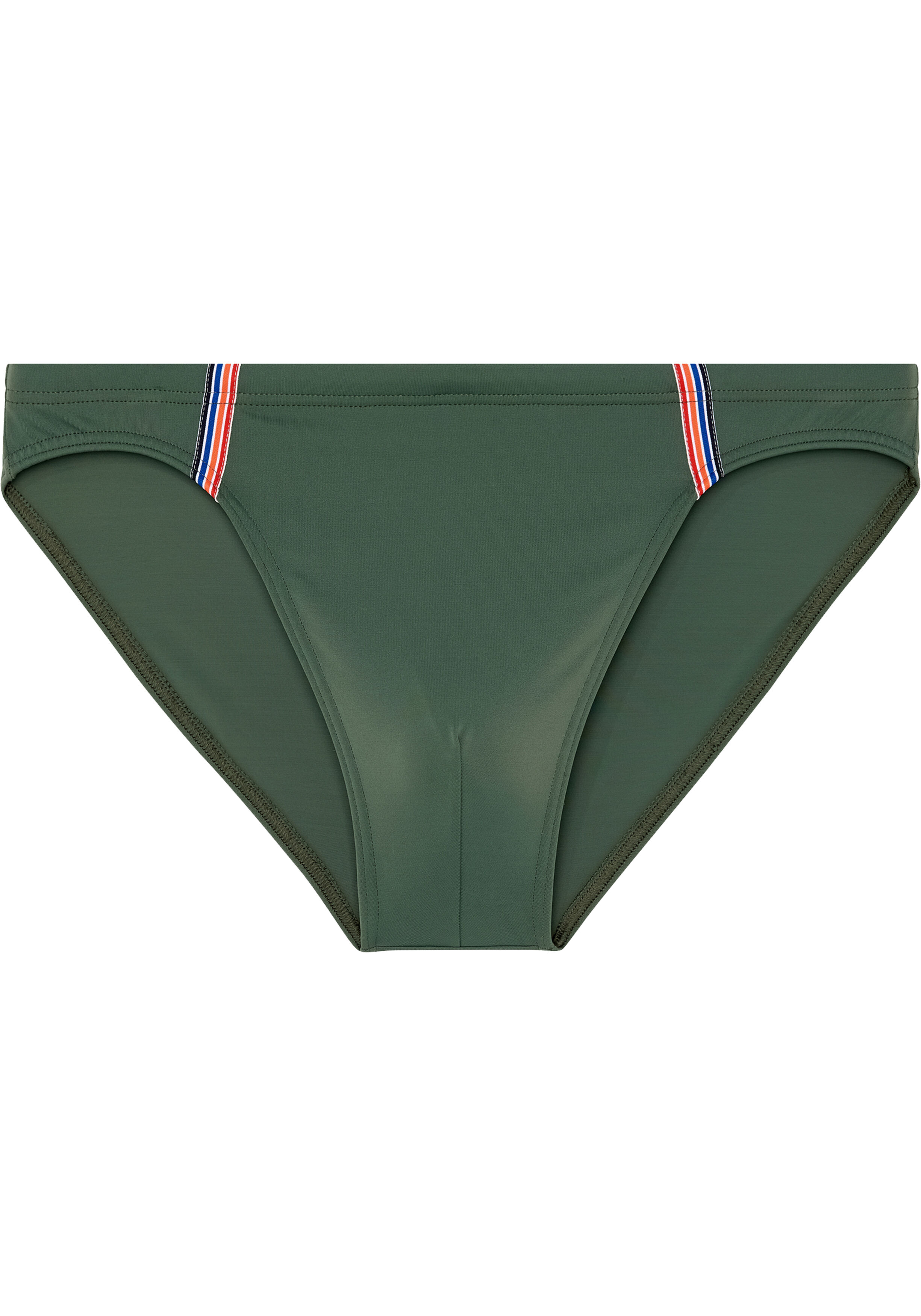 HOM Nautical cup swim micro briefs, heren zwemslip, kaki groen