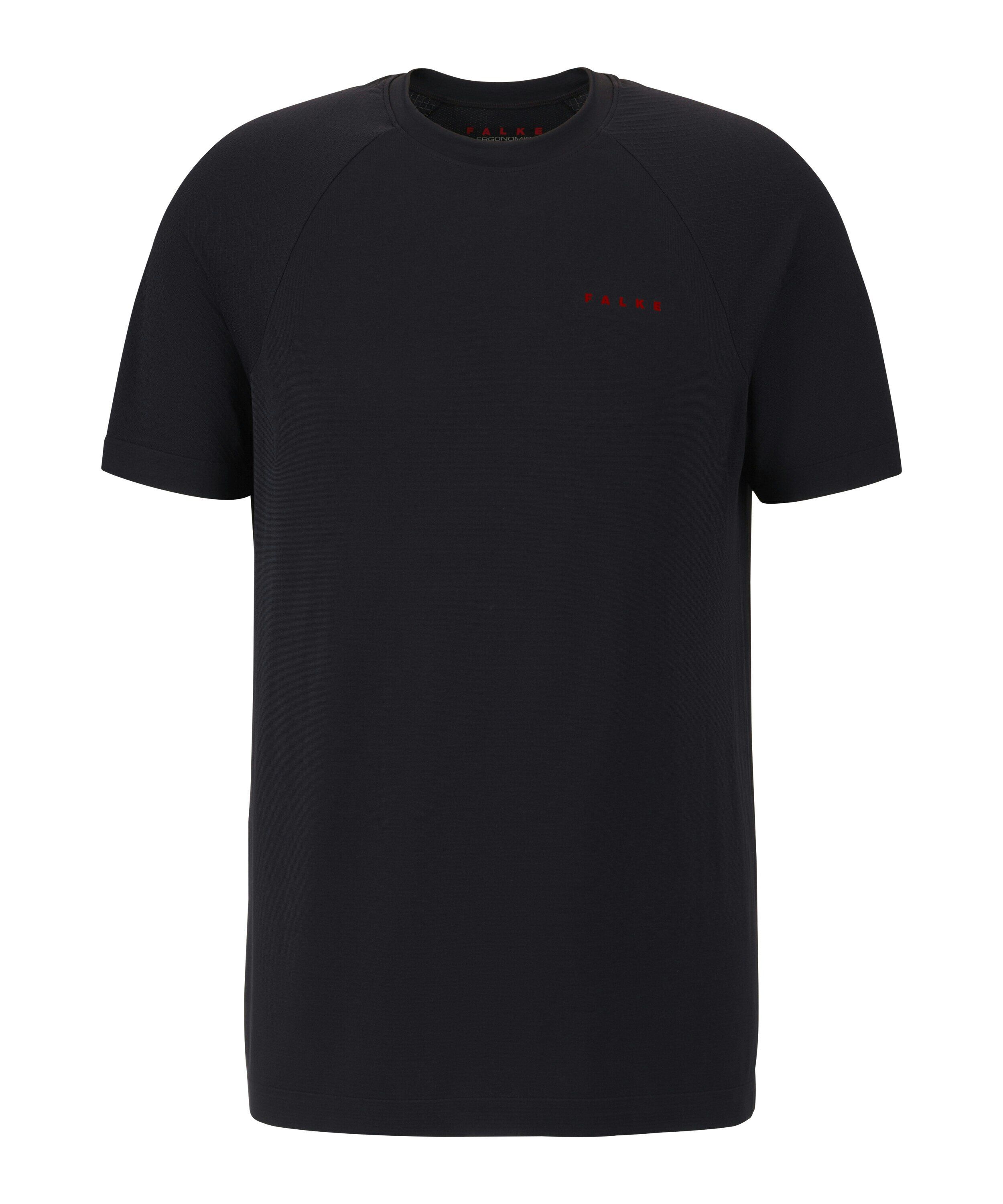 FALKE heren training T-shirt, zwart (black)