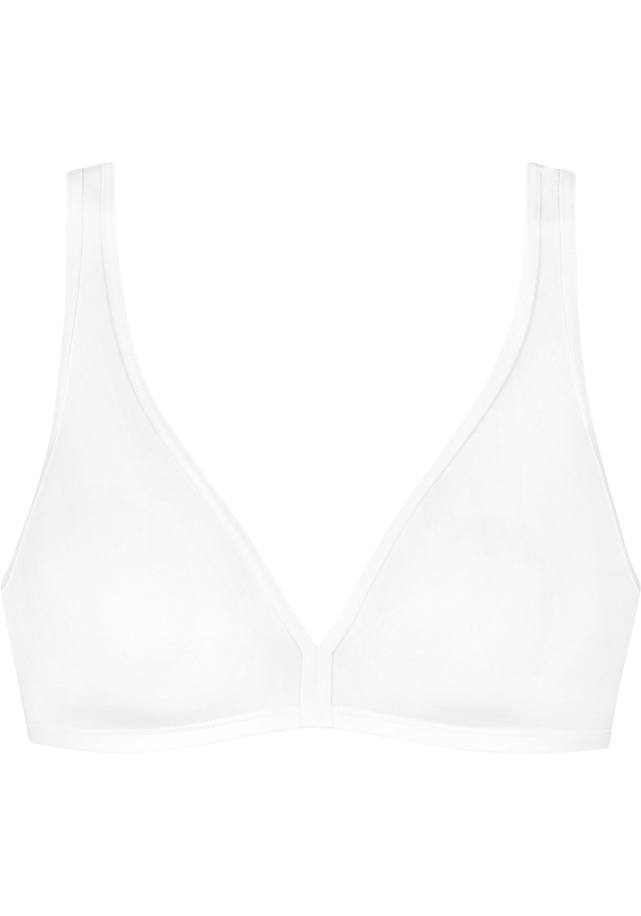 Mey dames bustier Soft Shape, voorgevormde beugelloze bralette, wit