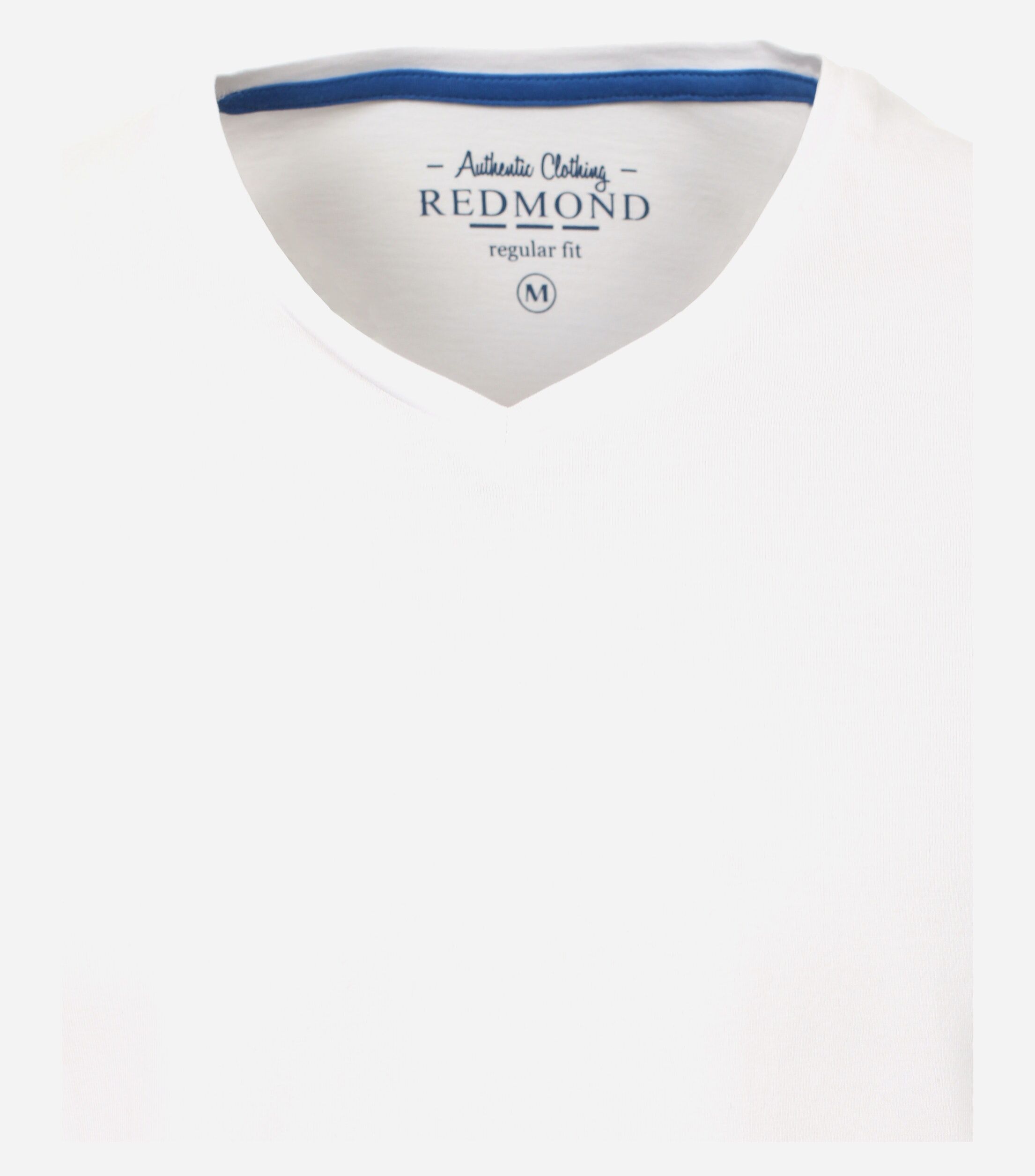 Redmond regular fit T-shirt, korte mouw V-hals, wit