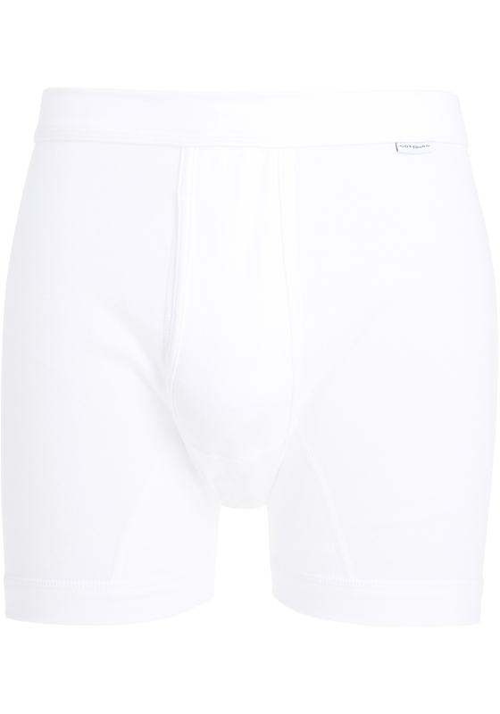 Gotzburg heren boxer lang met gulp (1-pack), wit Gotzburg heren boxer lang met gulp (1-pack), wit