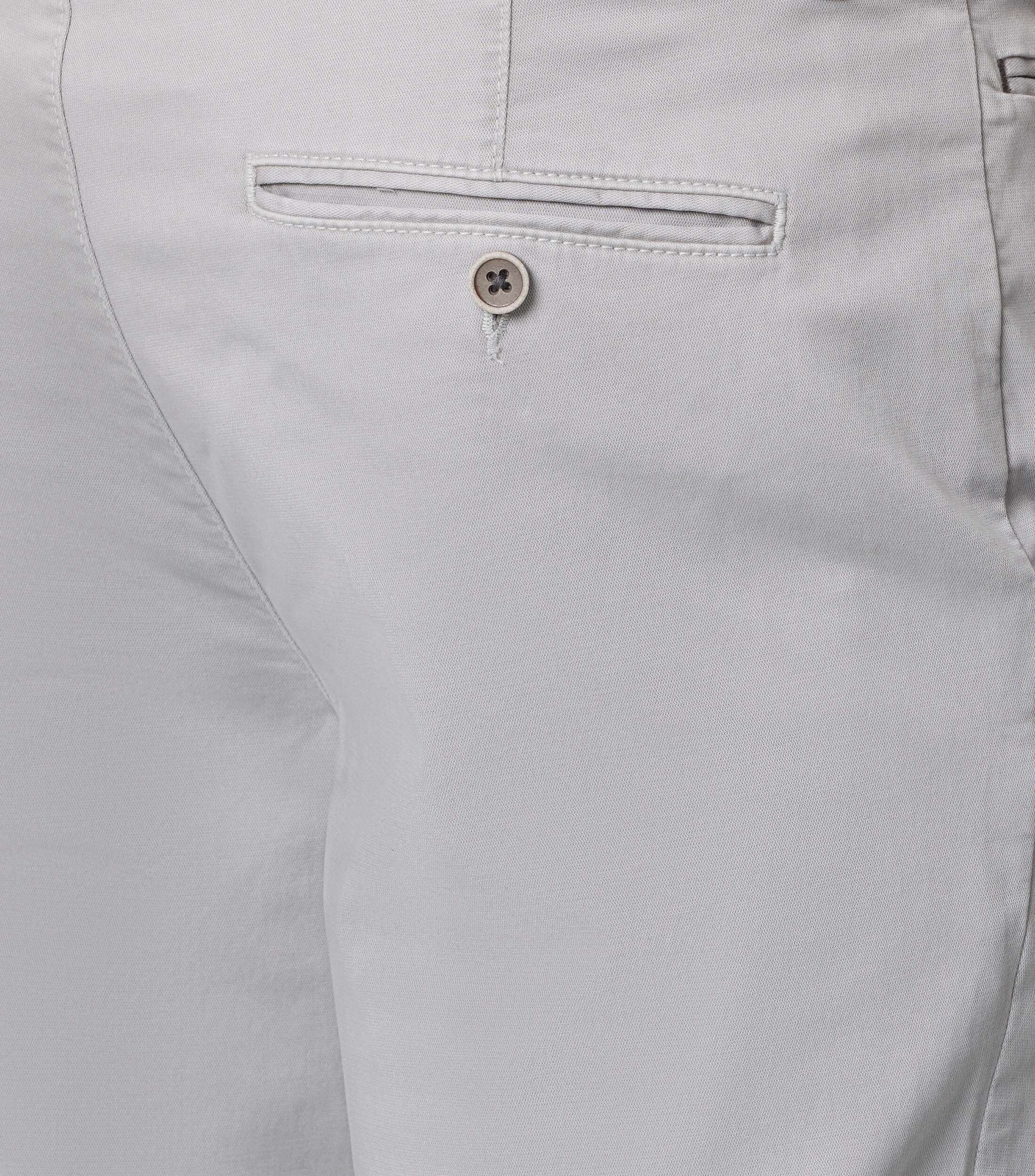 CASA MODA broek CHRIS, heren chino broek, zilvergrijs