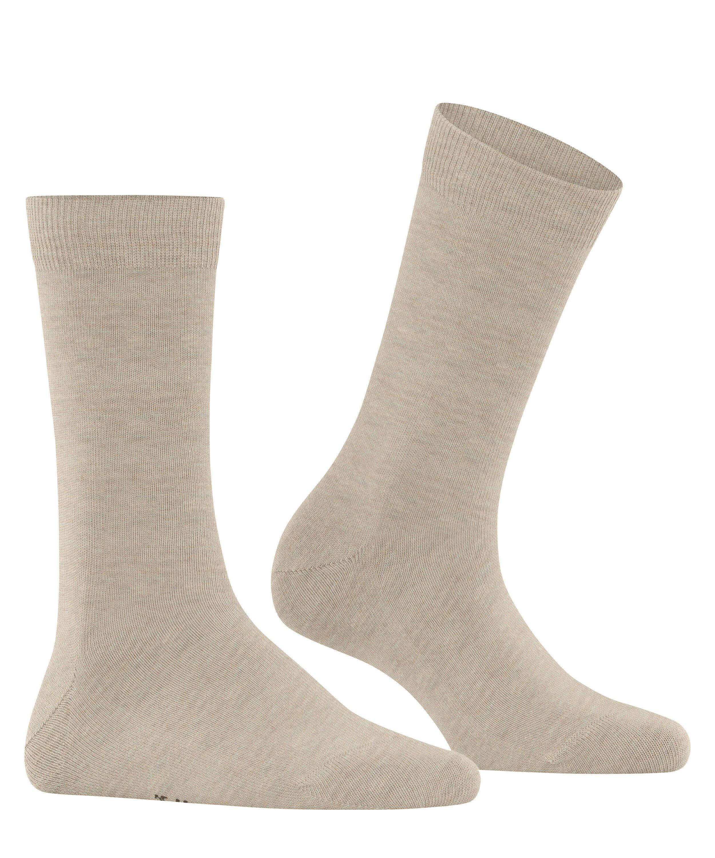 FALKE Family damessokken, beige (linen melange)