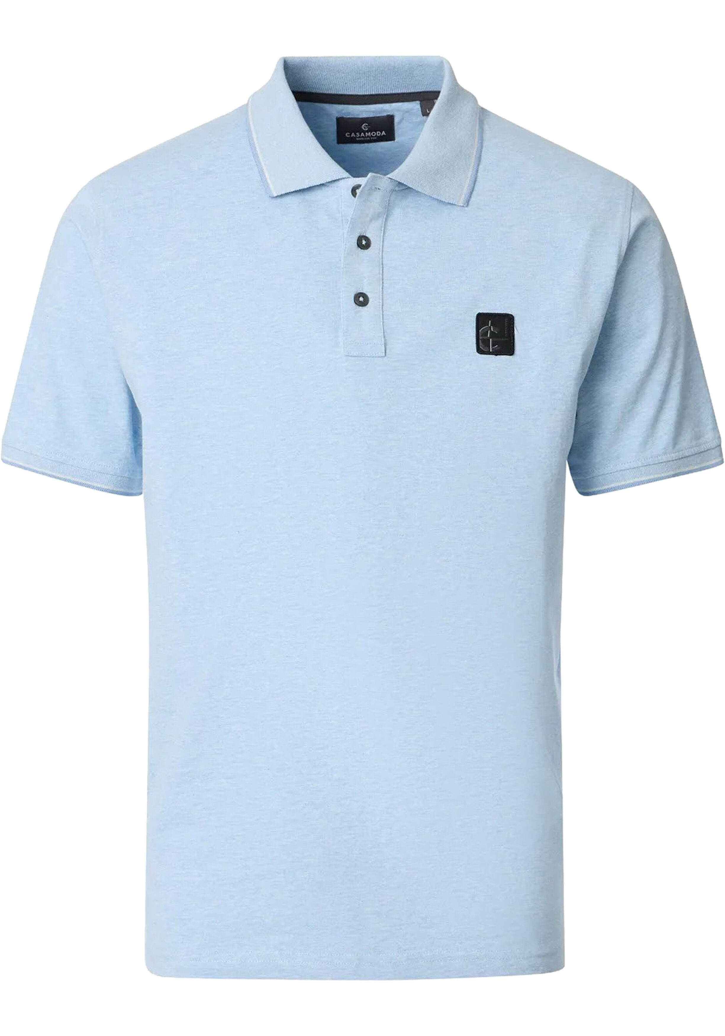 CASA MODA comfort fit heren polo, blauw