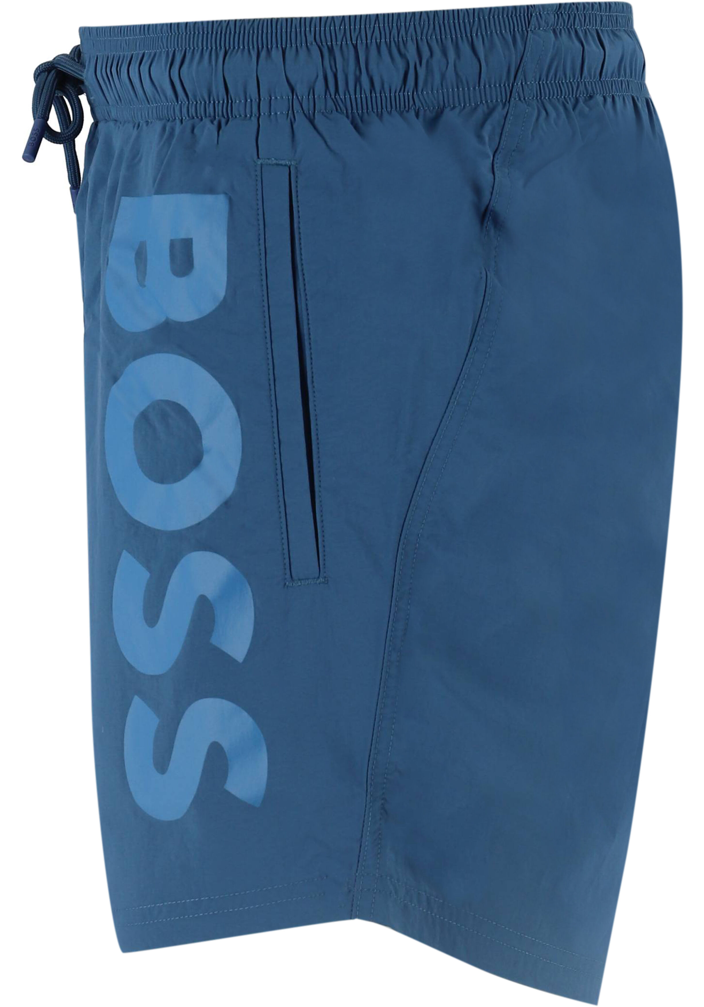 HUGO BOSS Octopus swim shorts, heren zwembroek, blauw