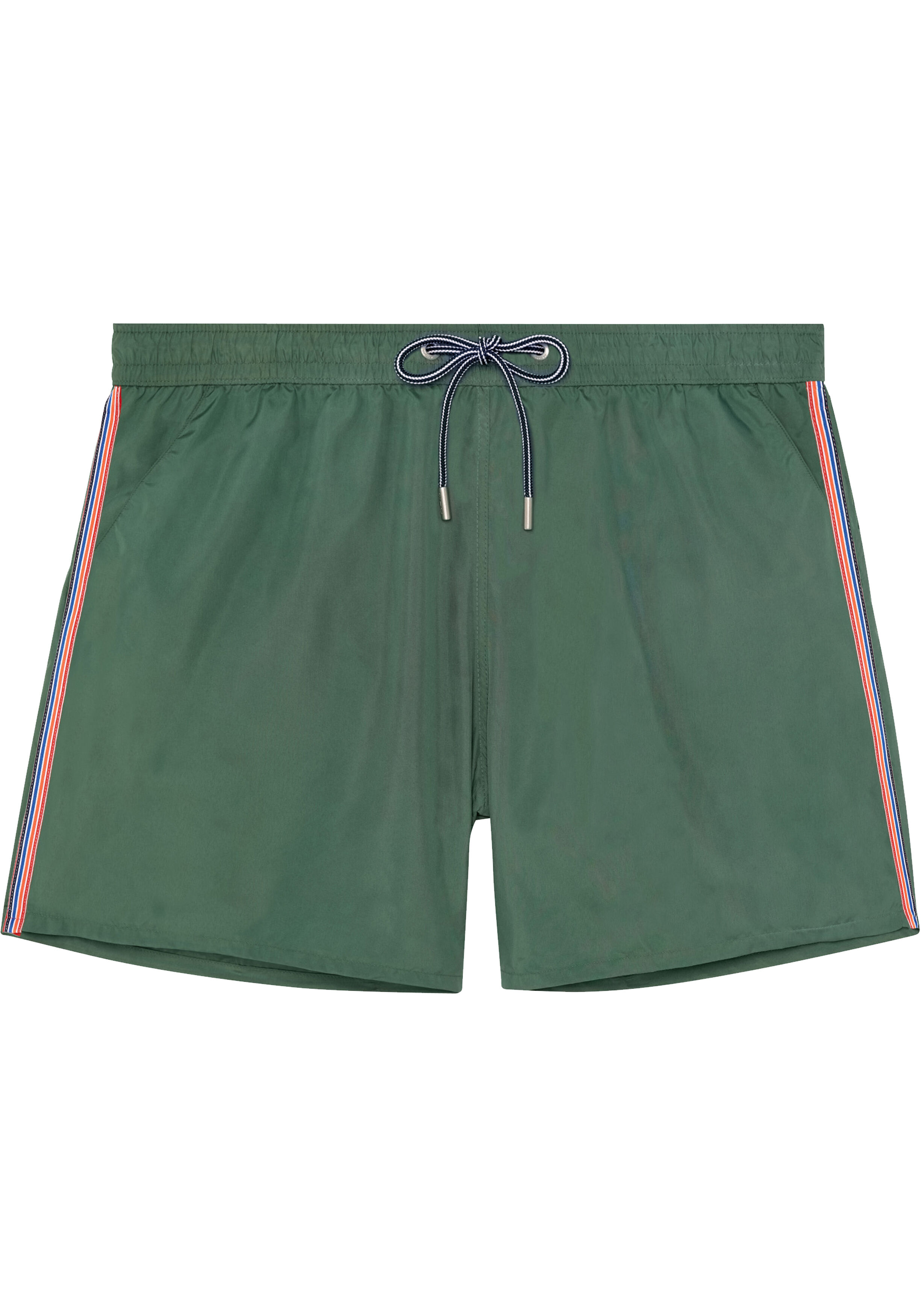 HOM Nautical cup beach boxer, heren zwemshort, kaki groen