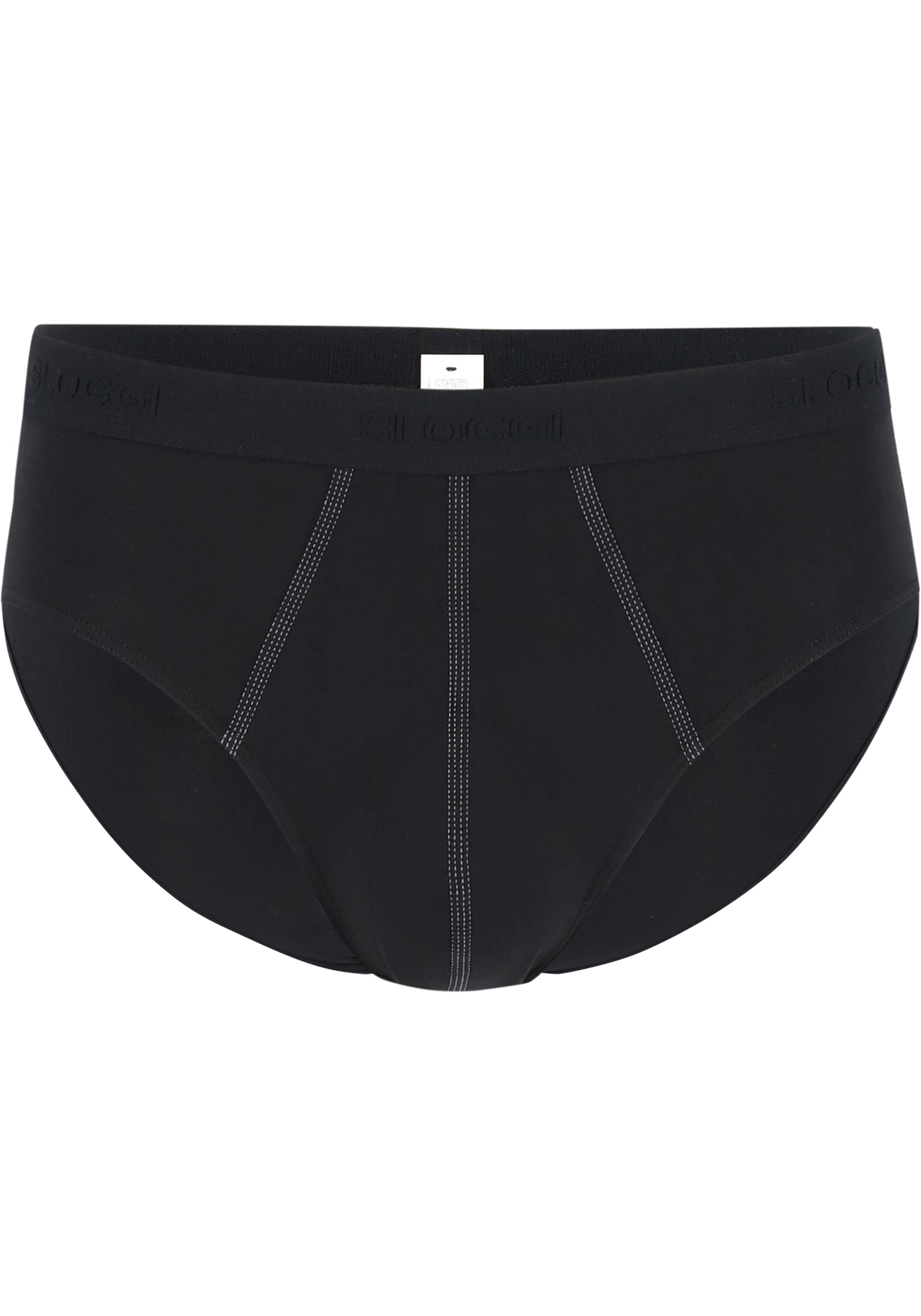 Sloggi Men 24/7 Midi, heren slips (2-pack), zwart