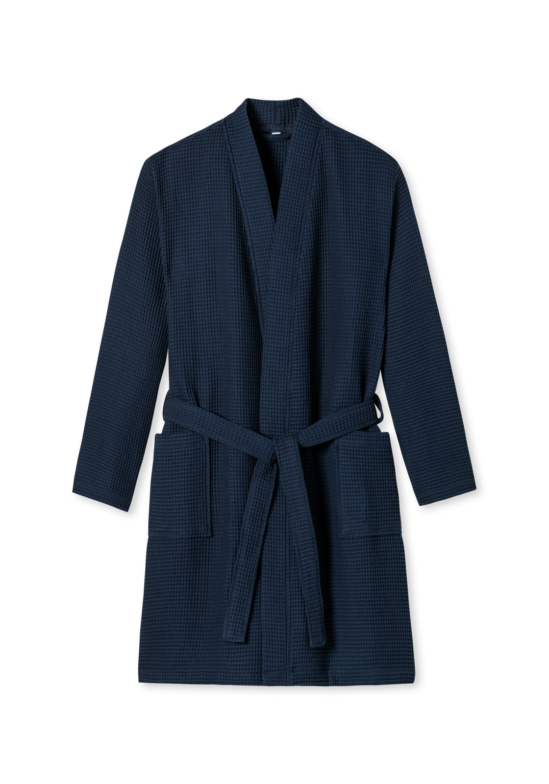 image_2_178401-803_2_1280x1280 SCHIESSER Essentials badjas, heren badjas wafelpique donkerblauw