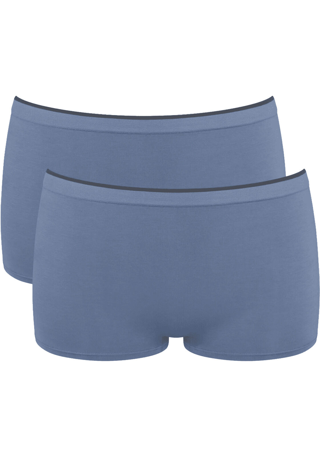 Sloggi Women GO Sense Short (2-pack), dames boxer, middenblauw