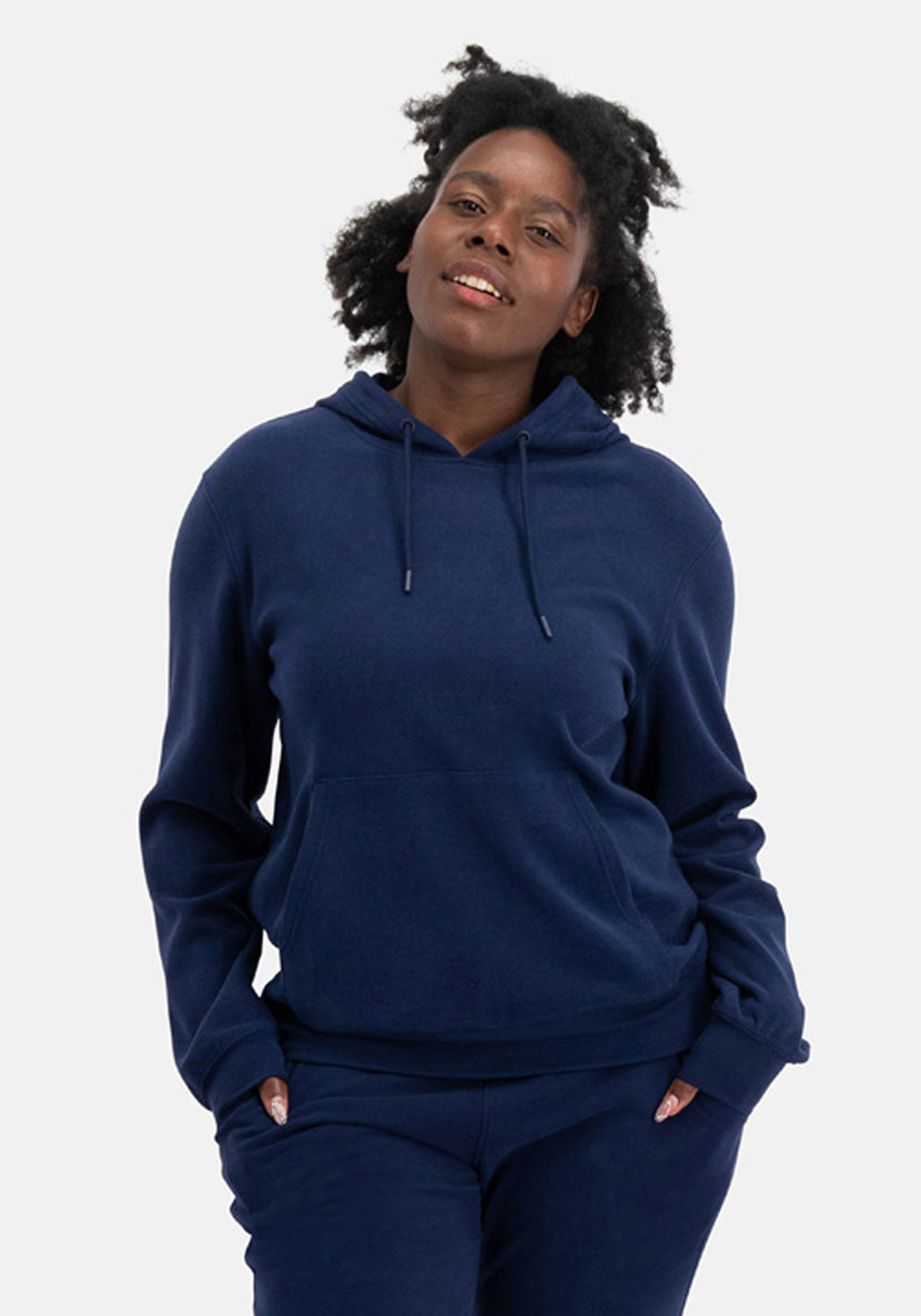 Bamboo Basics Gaby hoodie, dames hoodie, donkerblauw