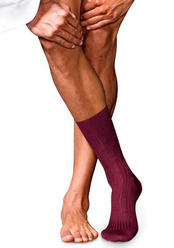 FALKE No. 7 Finest Merino herensokken, donkerrood (barolo) FALKE No. 7 Finest Merino herensokken, donkerrood (barolo)