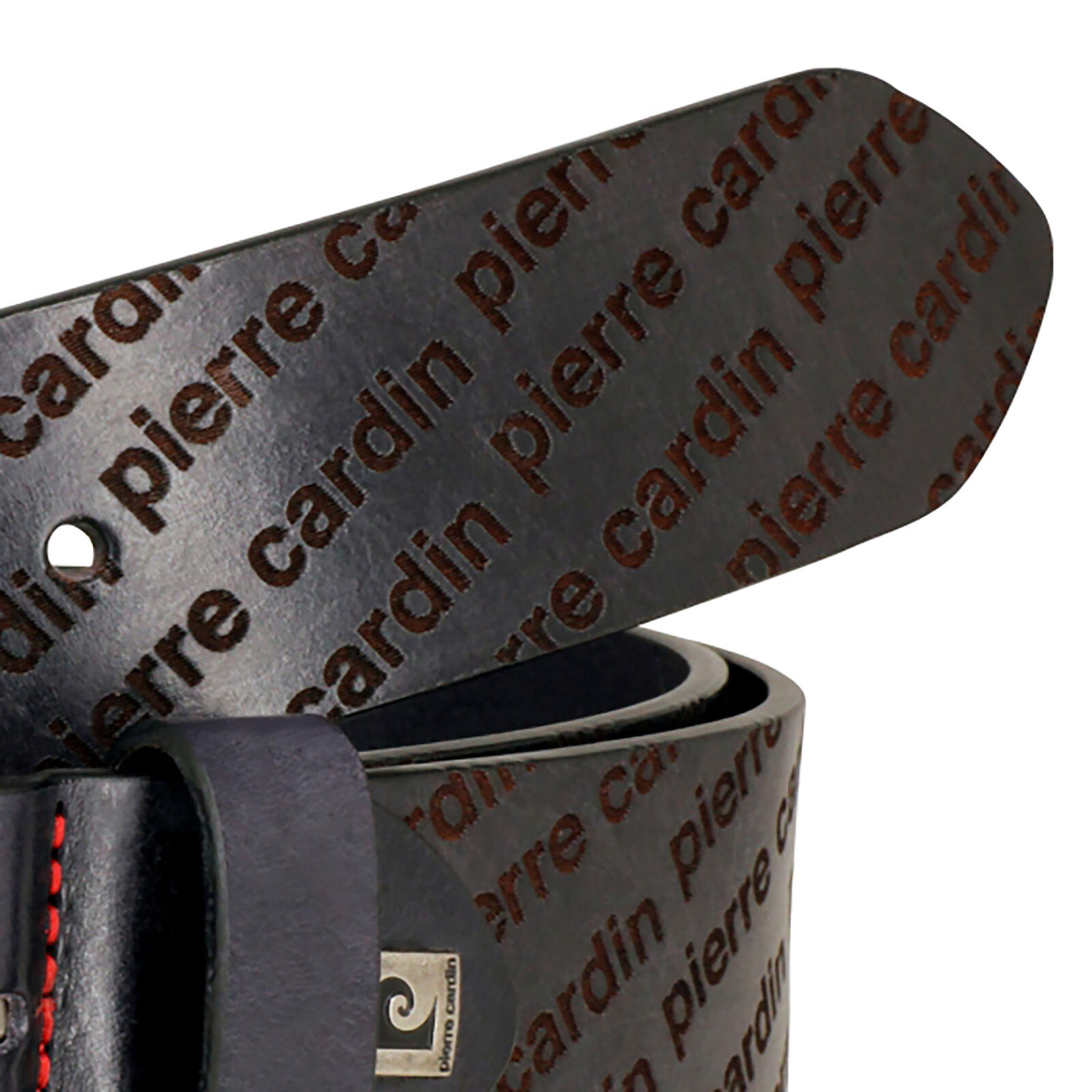 PIERRE CARDIN leren heren riem, marine