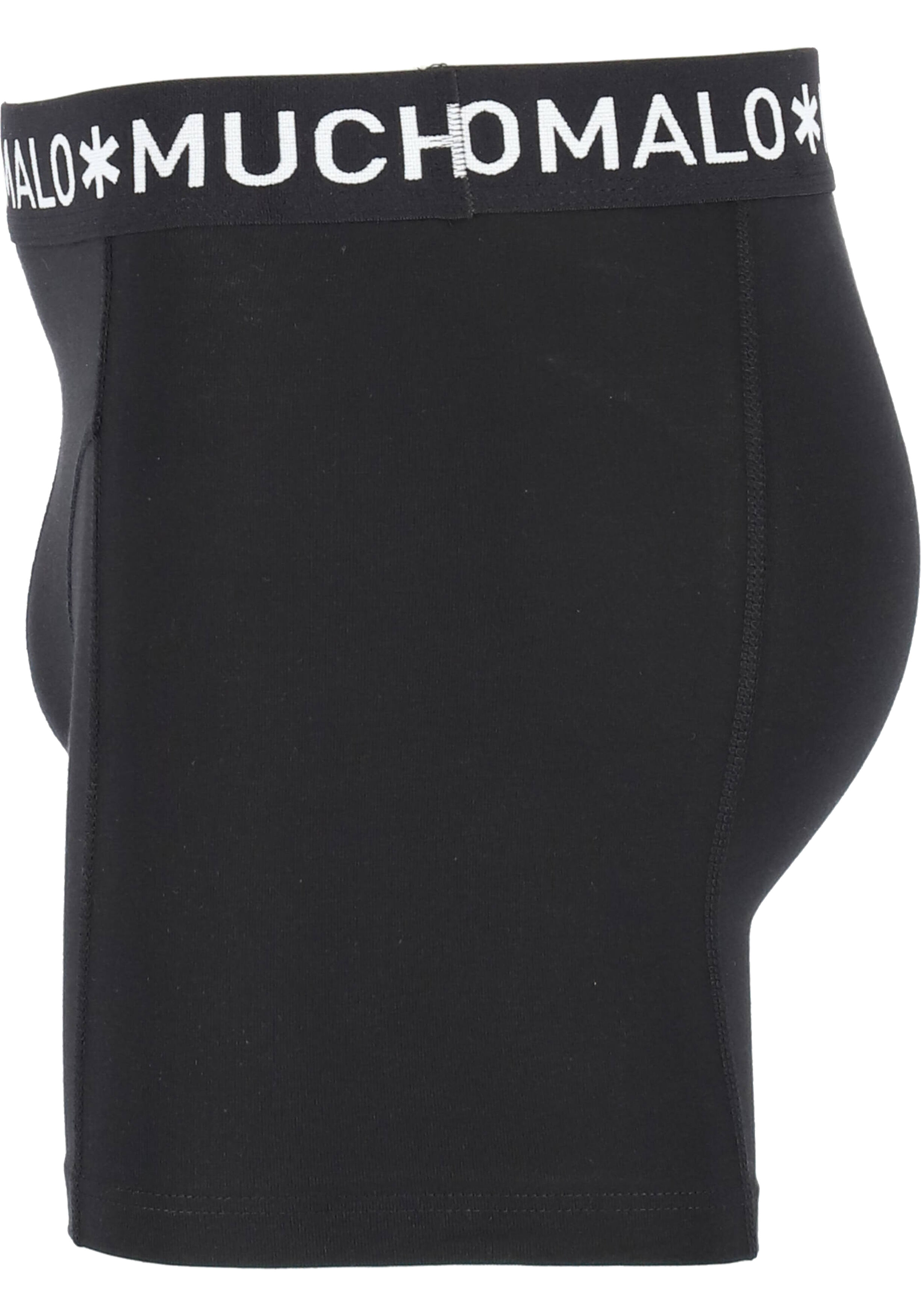 Muchachomalo boxershorts (2-pack), heren boxers normale lengte, zwart