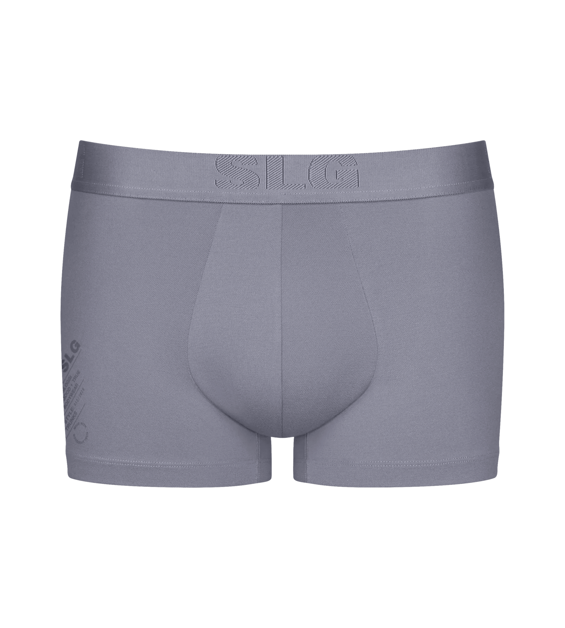 Sloggi Men SLG Base Soft Trunk, heren boxershorts korte pijp (2-pack), grijsblauw