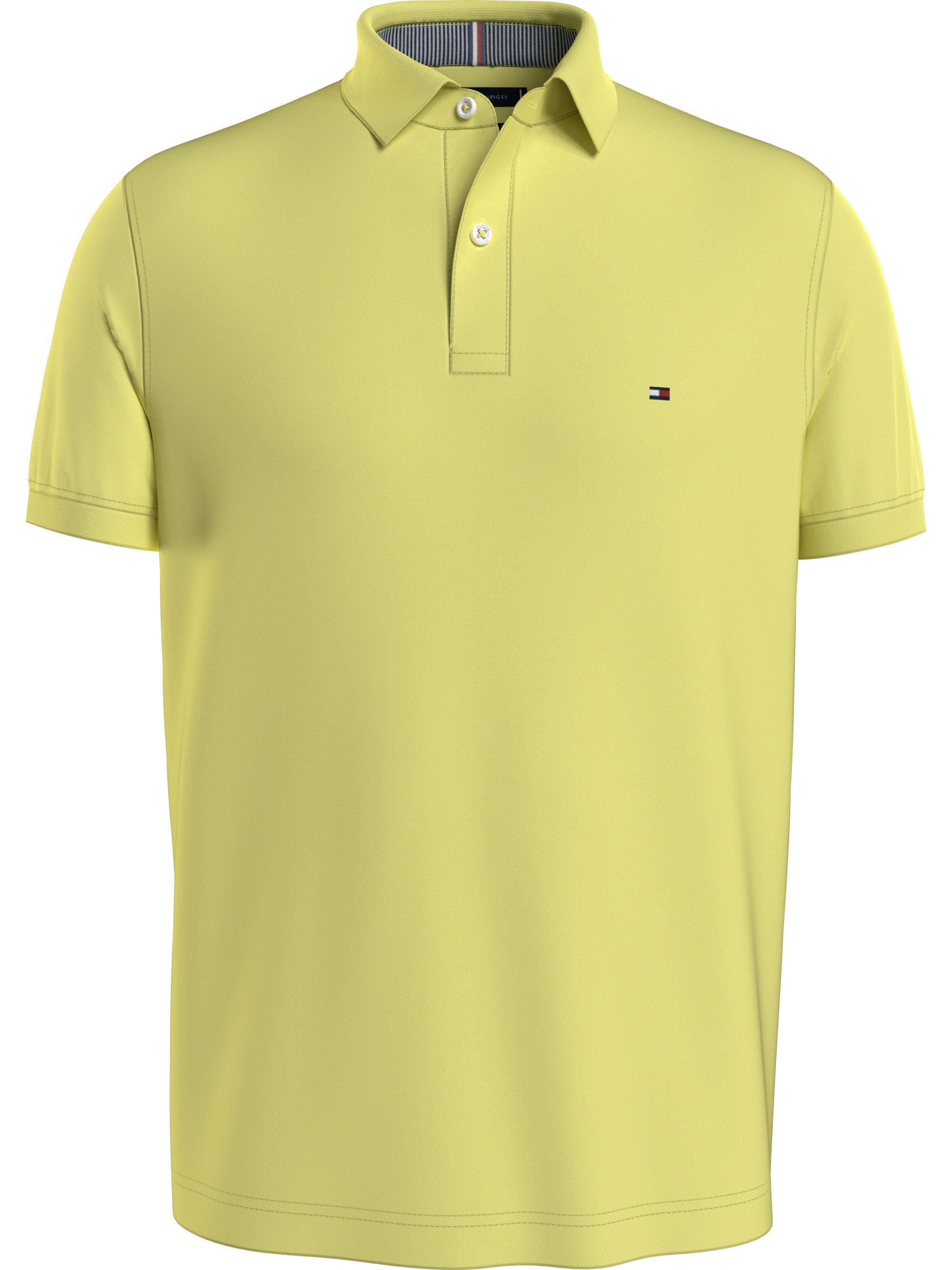 Tommy Hilfiger 1985 Regular Polo, heren poloshirt, lichgeel