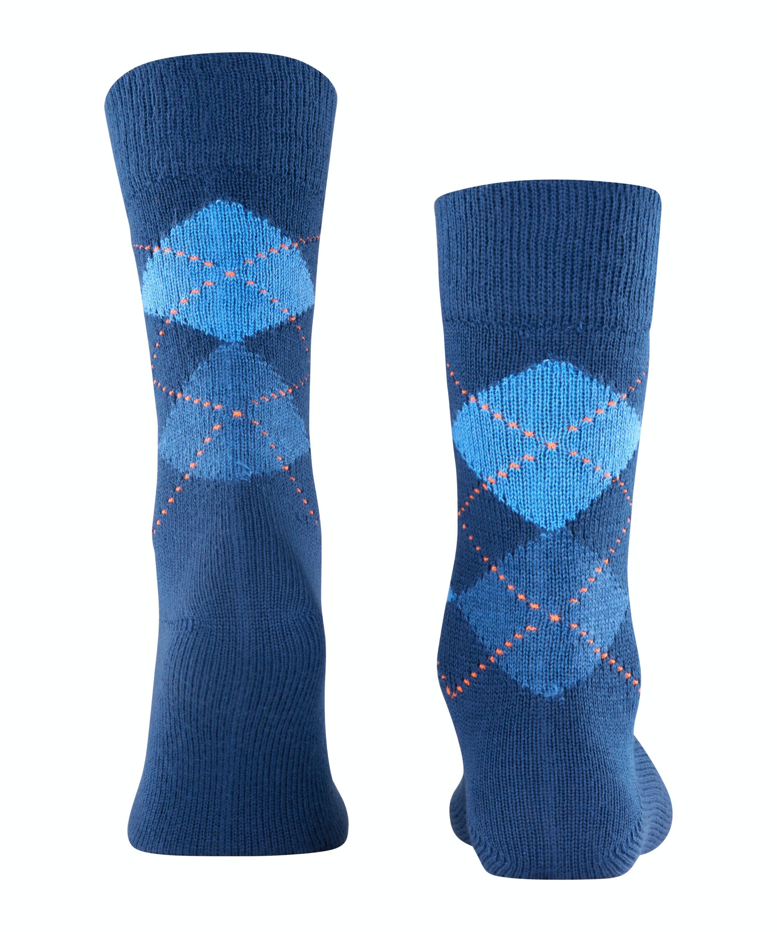 Burlington Preston herensokken, blauw (royal blue)
