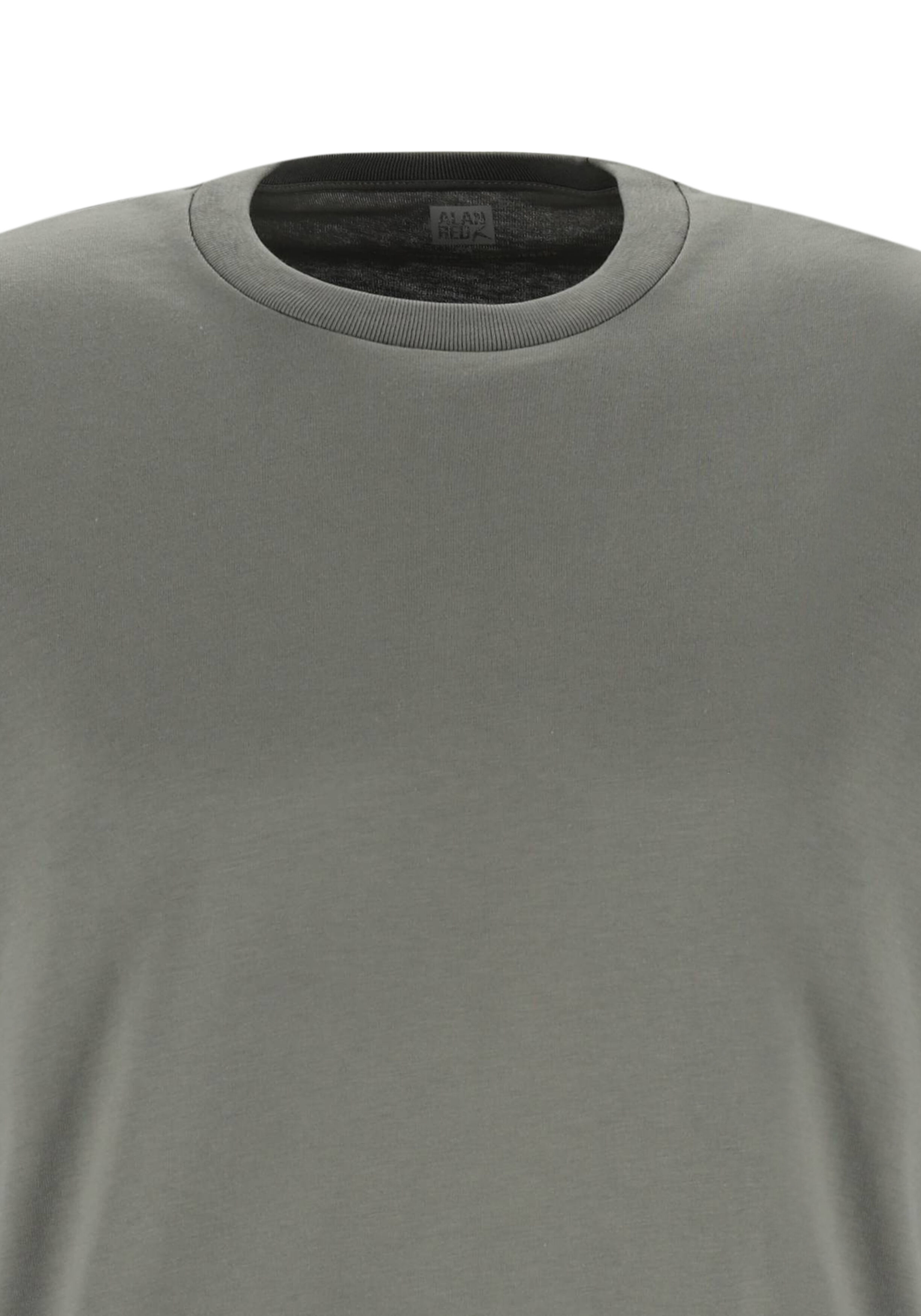 ALAN RED T-shirts Venice (1-pack), O-hals, middengroen