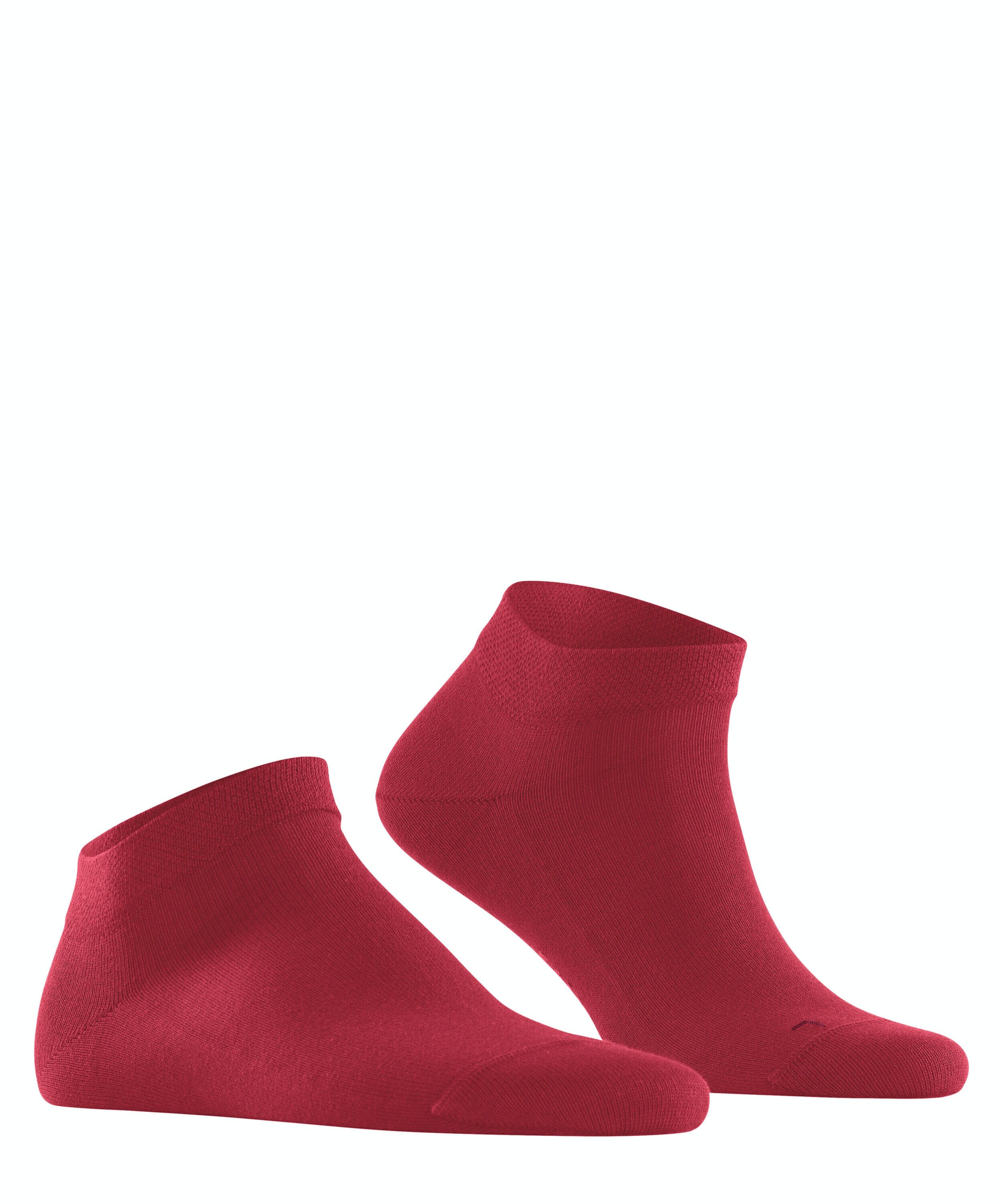 FALKE Sensitive London heren sneakersokken, rood (scarlet)