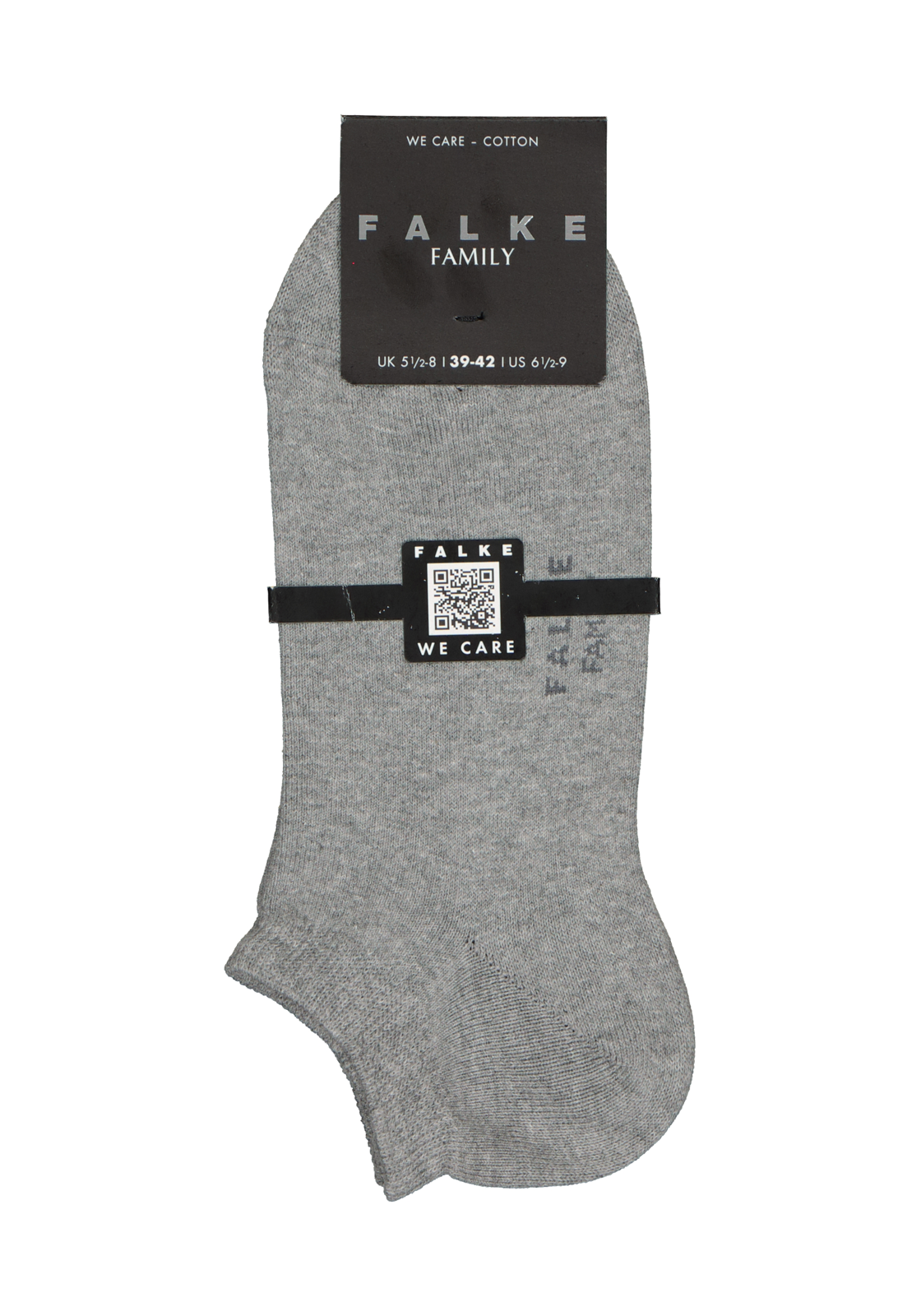 3-4031309185873_falke_sokken_HR FALKE Family heren enkelsokken, lichtgrijs (light grey melange)