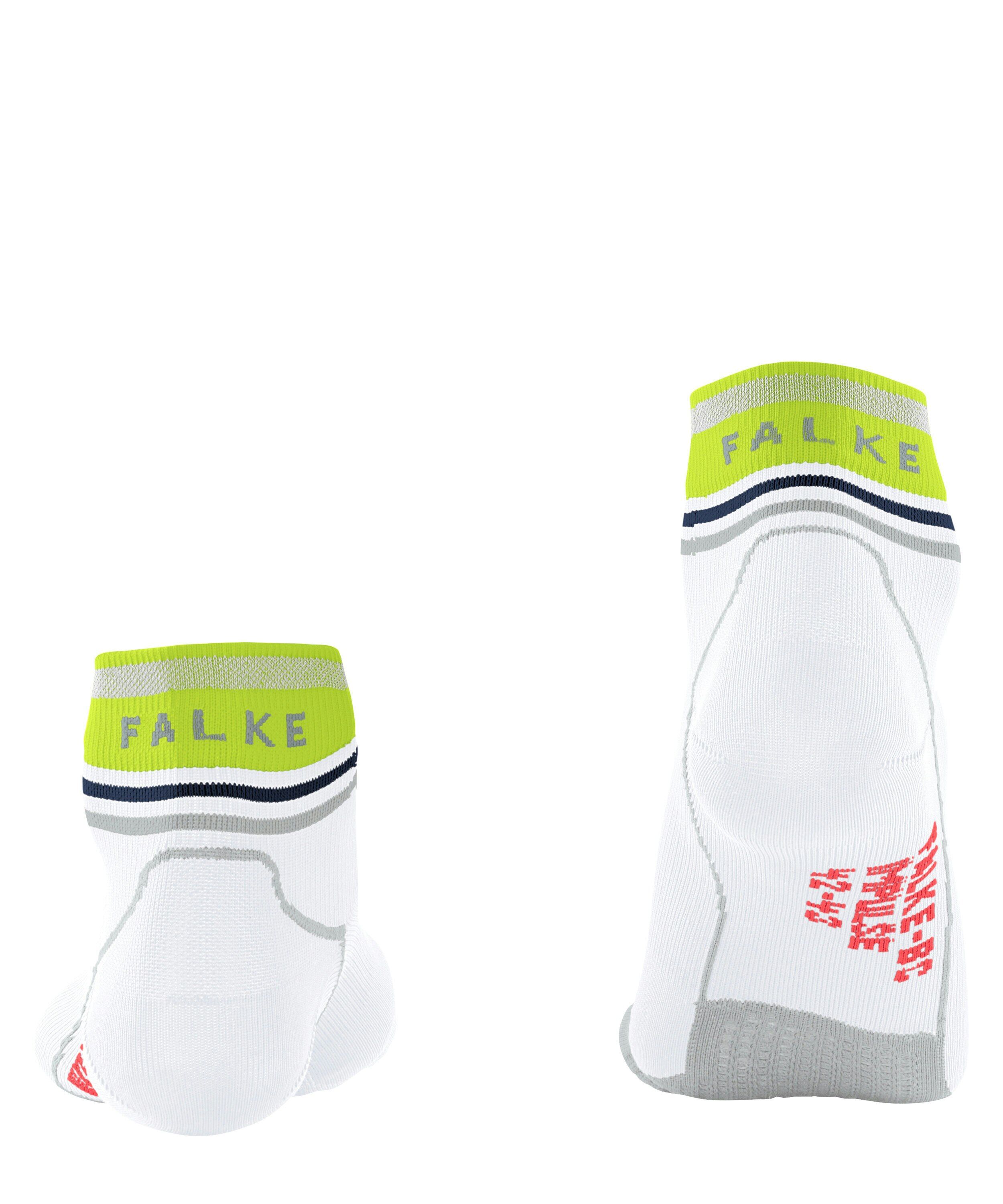 FALKE BC Impulse Reflect Short unisex biking sokken , wit (white)